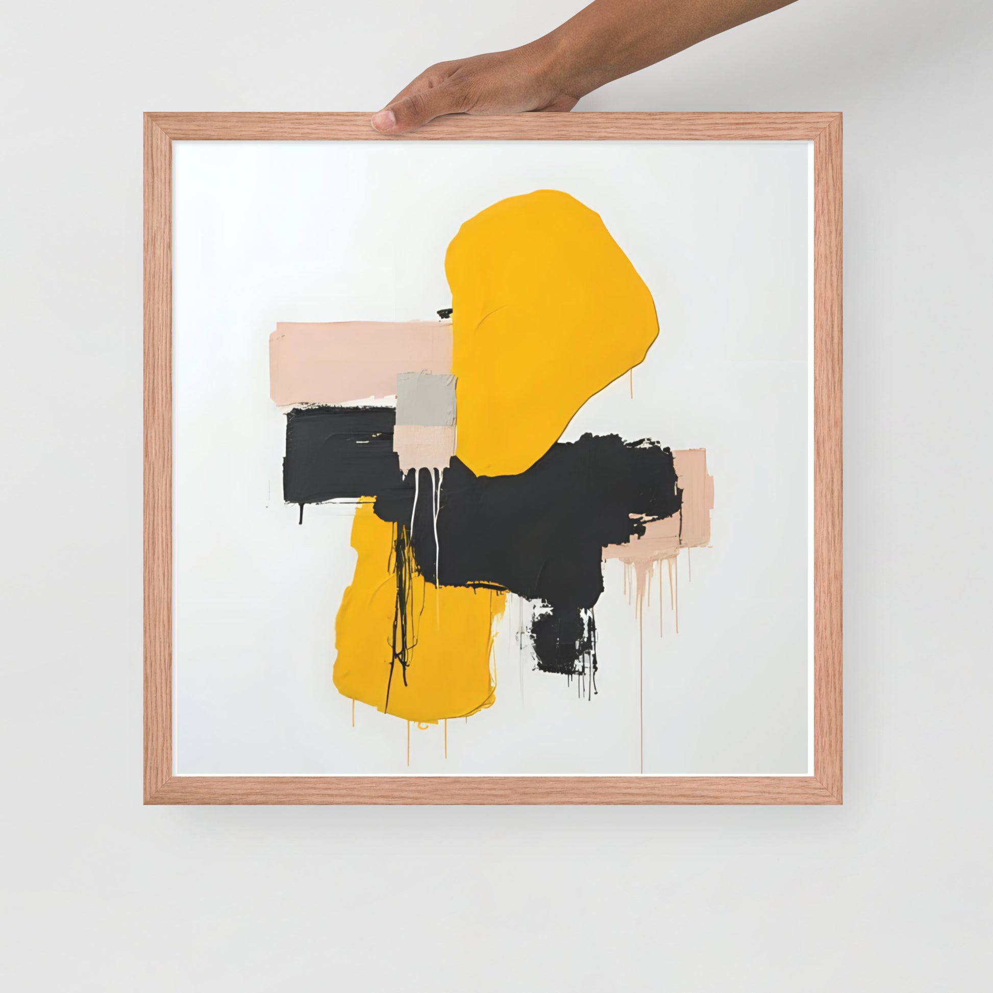 ABSTRACT SHAPES Framed poster - ASHRILEYPRINTS
