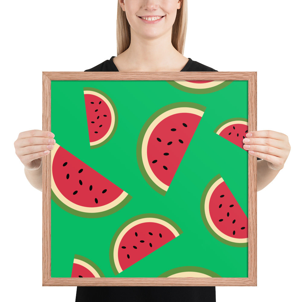 WATERMELON Framed poster - ASHRILEYPRINTS