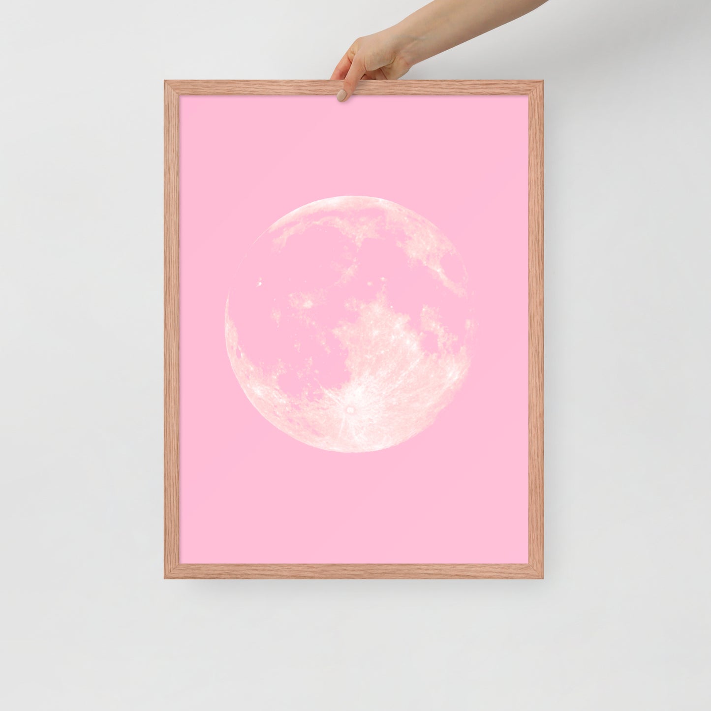 PINK MOON Framed poster - ASHRILEYPRINTS