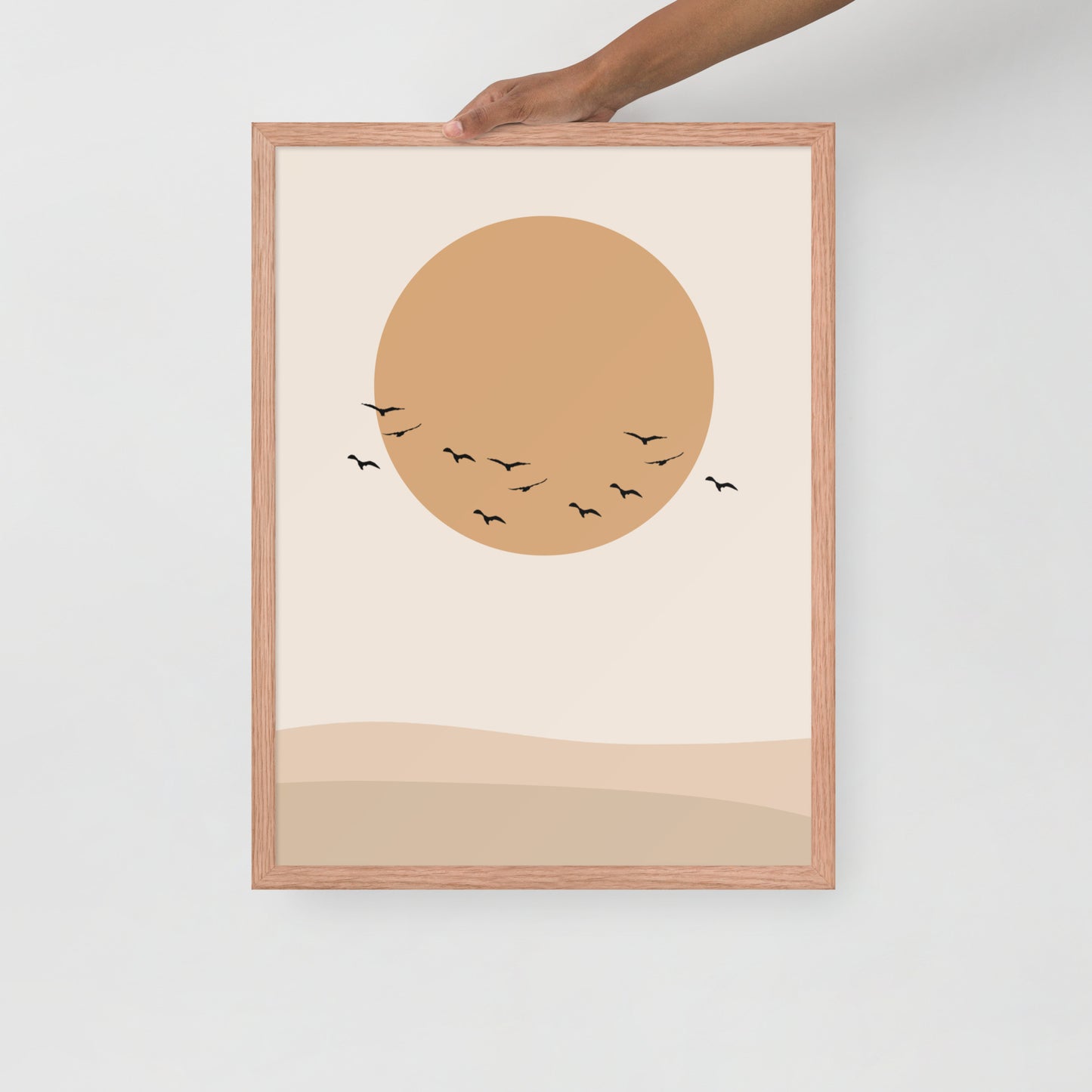 DESERT SUN Framed poster