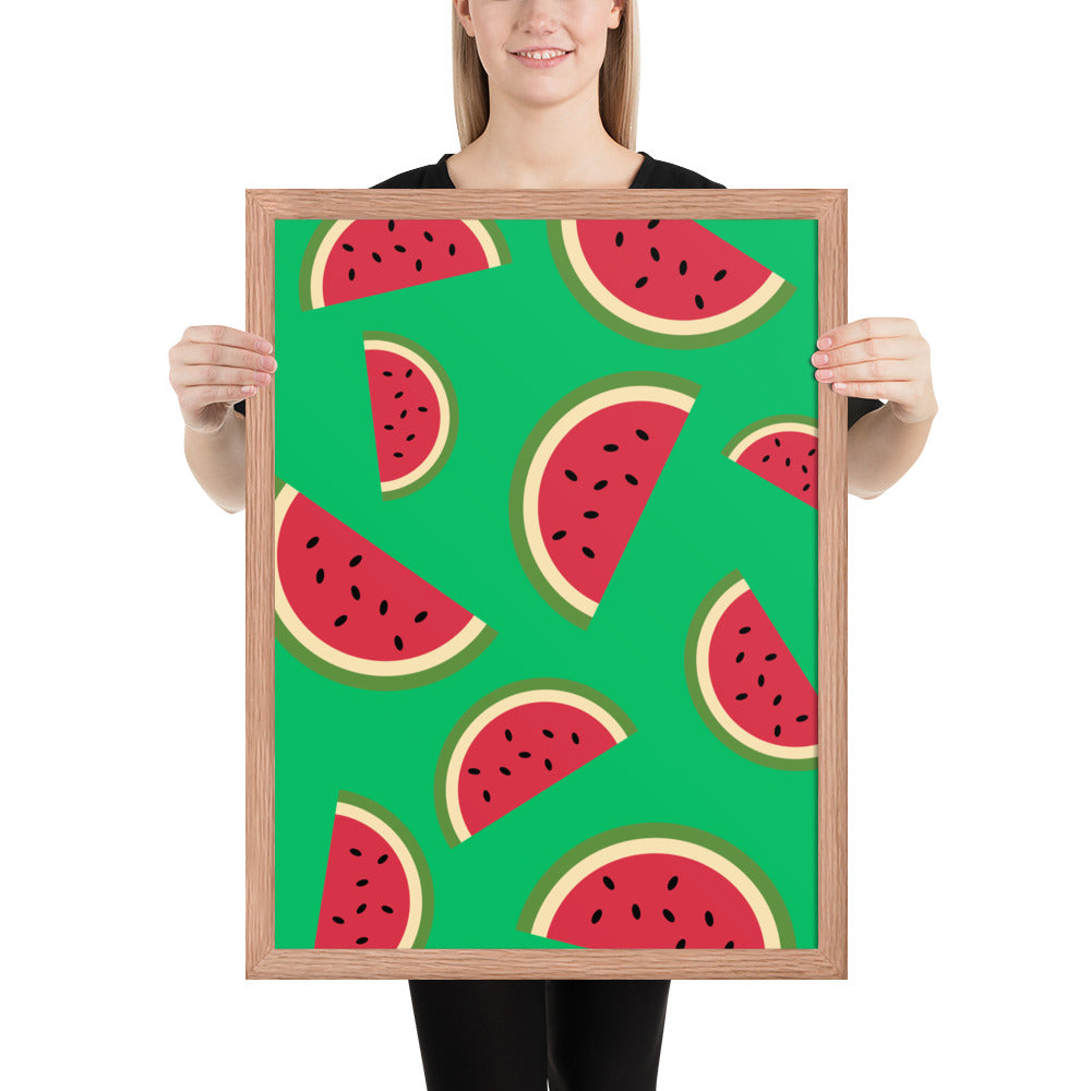 WATERMELON Framed poster - ASHRILEYPRINTS