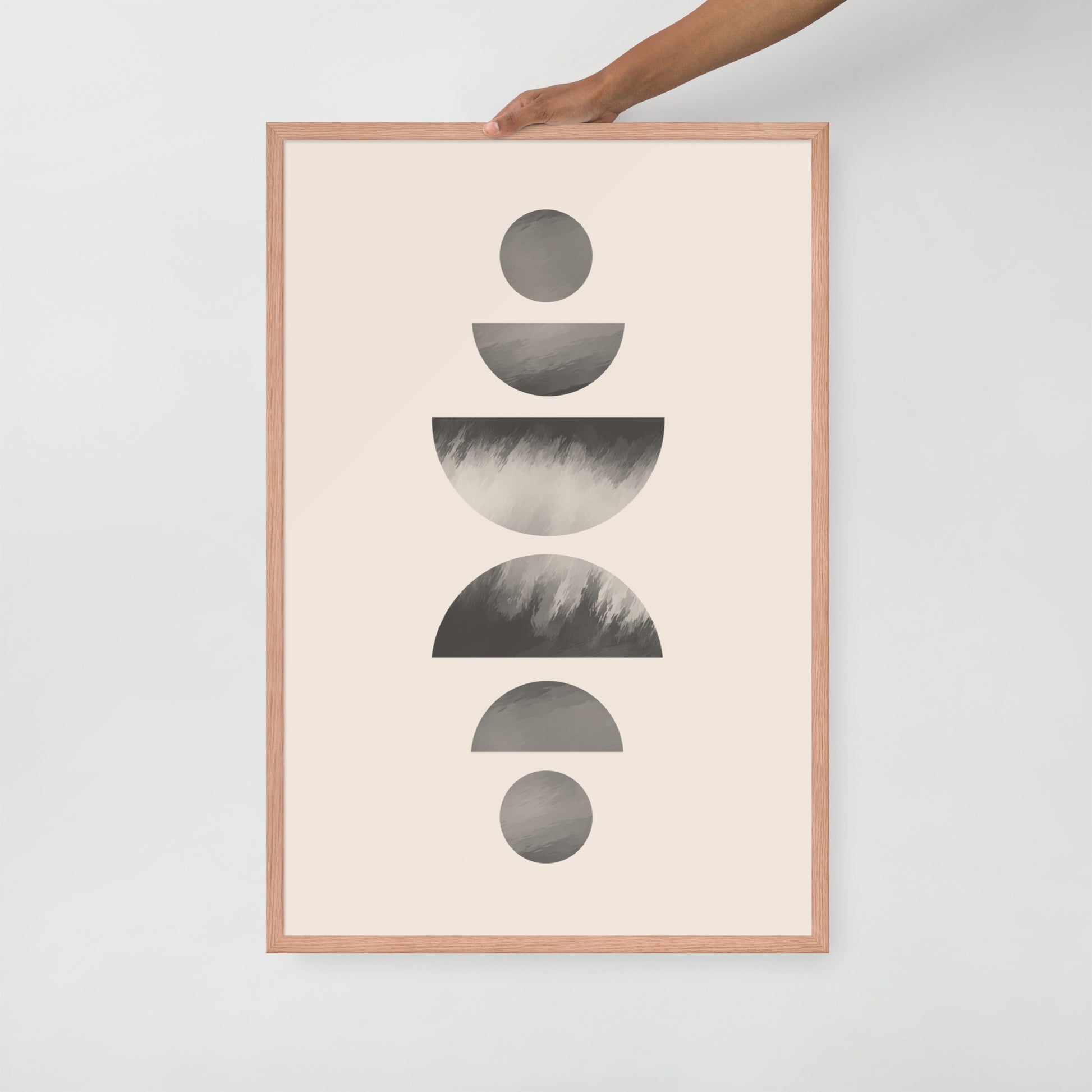 ABSTRACT CIRCLES Framed poster - ASHRILEYPRINTS