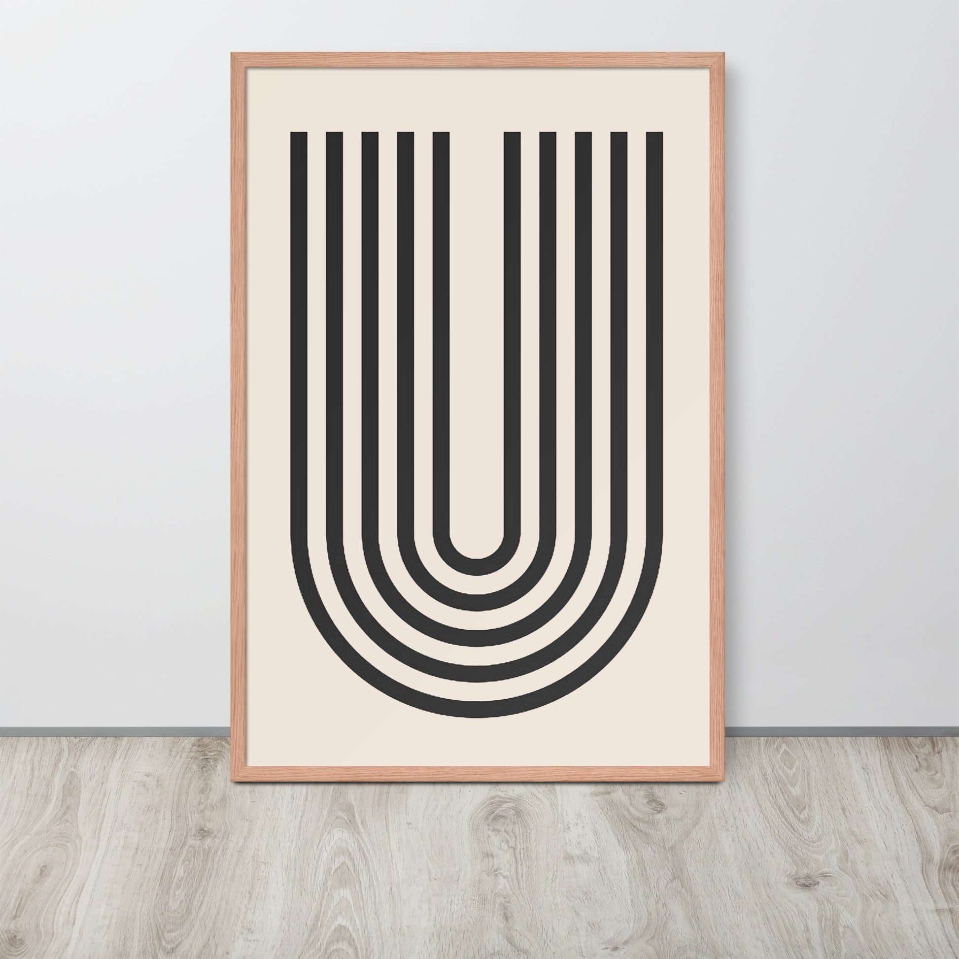 GEOMETRIC LINE Framed poster - ASHRILEYPRINTS