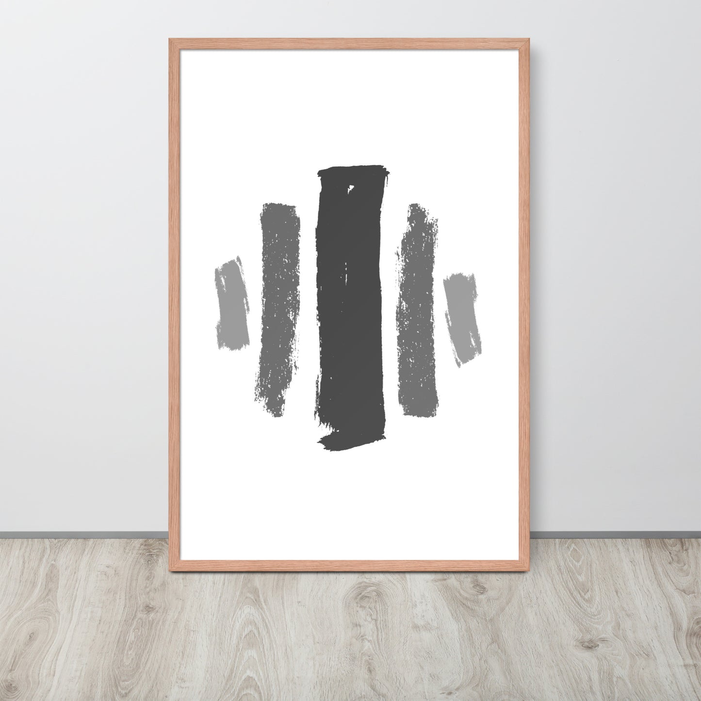 ABSTRACT BRUSH STROKES Framed poster - ASHRILEYPRINTS