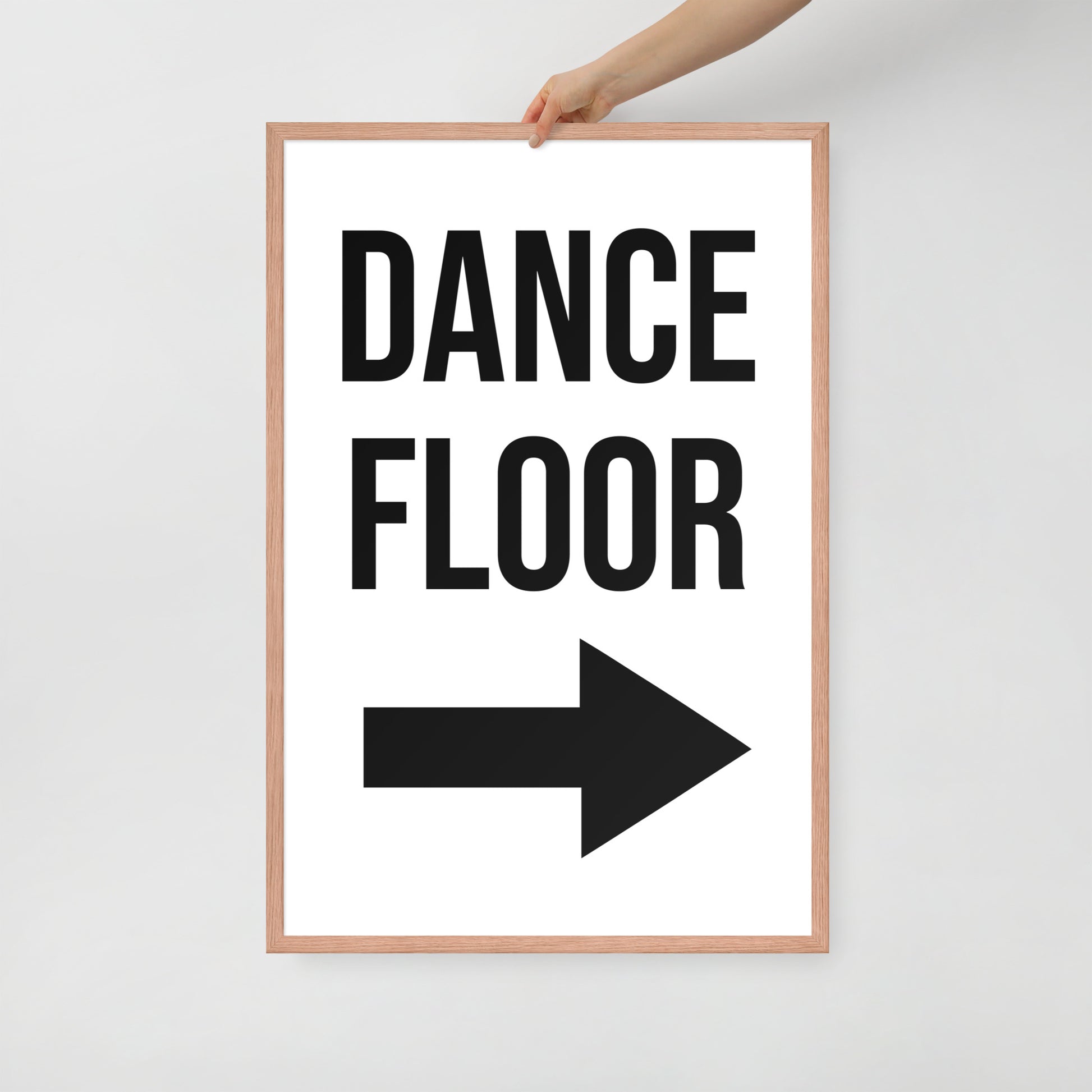 DANCE FLOOR Framed poster - ASHRILEYPRINTS