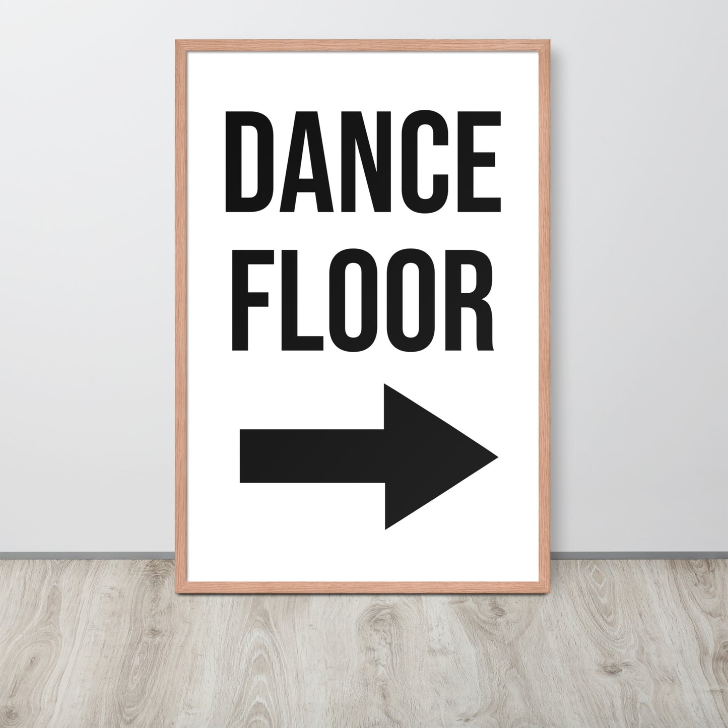 DANCE FLOOR Framed poster - ASHRILEYPRINTS