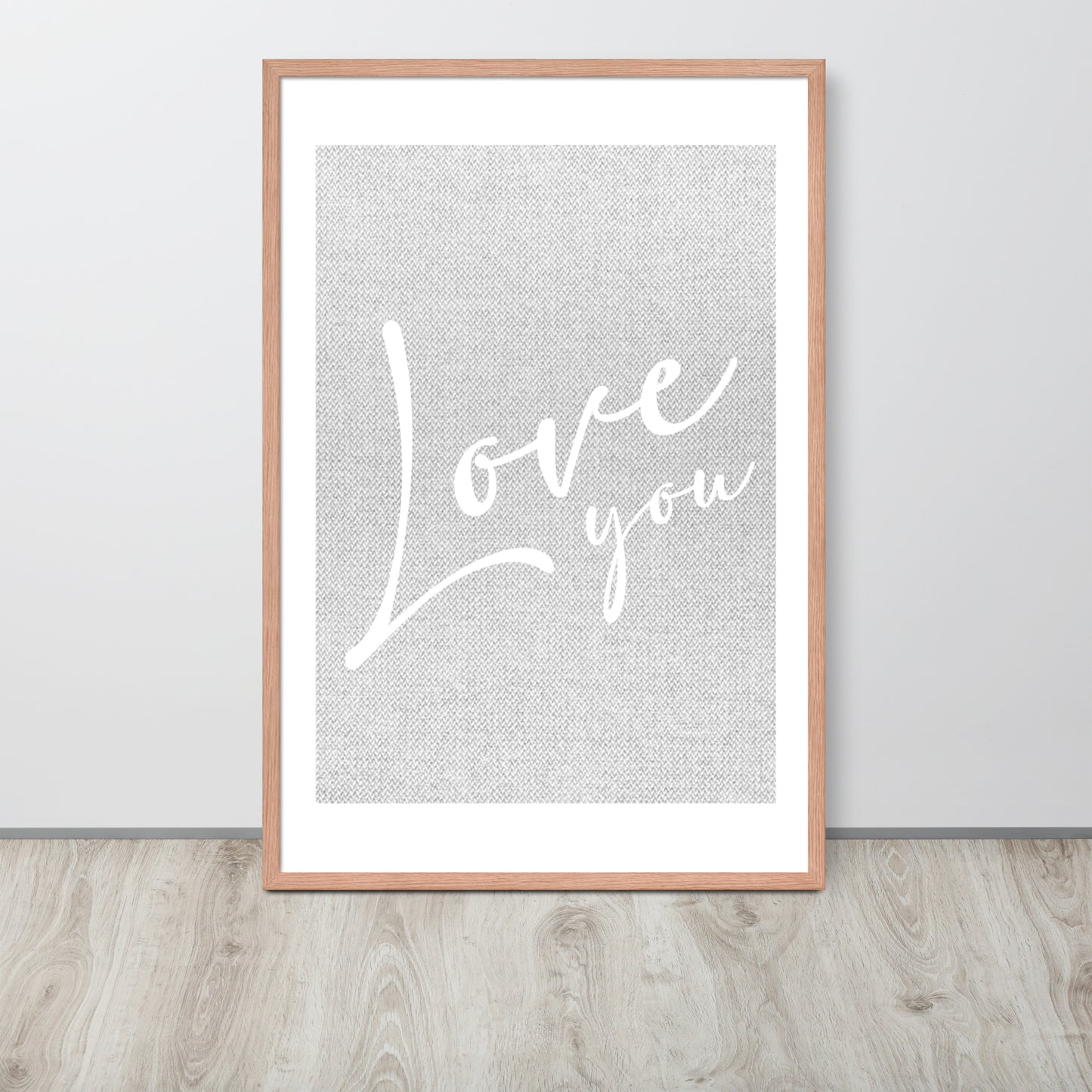 LOVE YOU Framed poster - ASHRILEYPRINTS