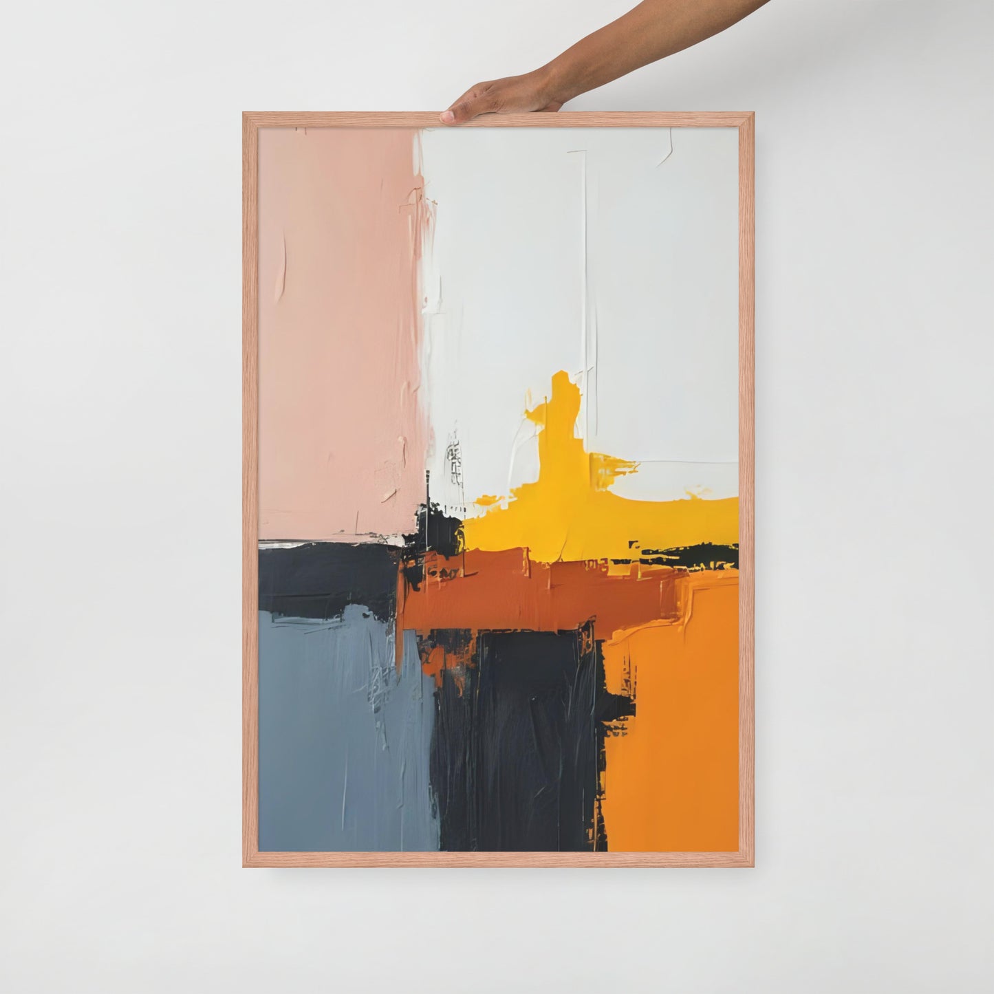 ABSTRACT PAINT Framed poster - AI Generated - ASHRILEYPRINTS