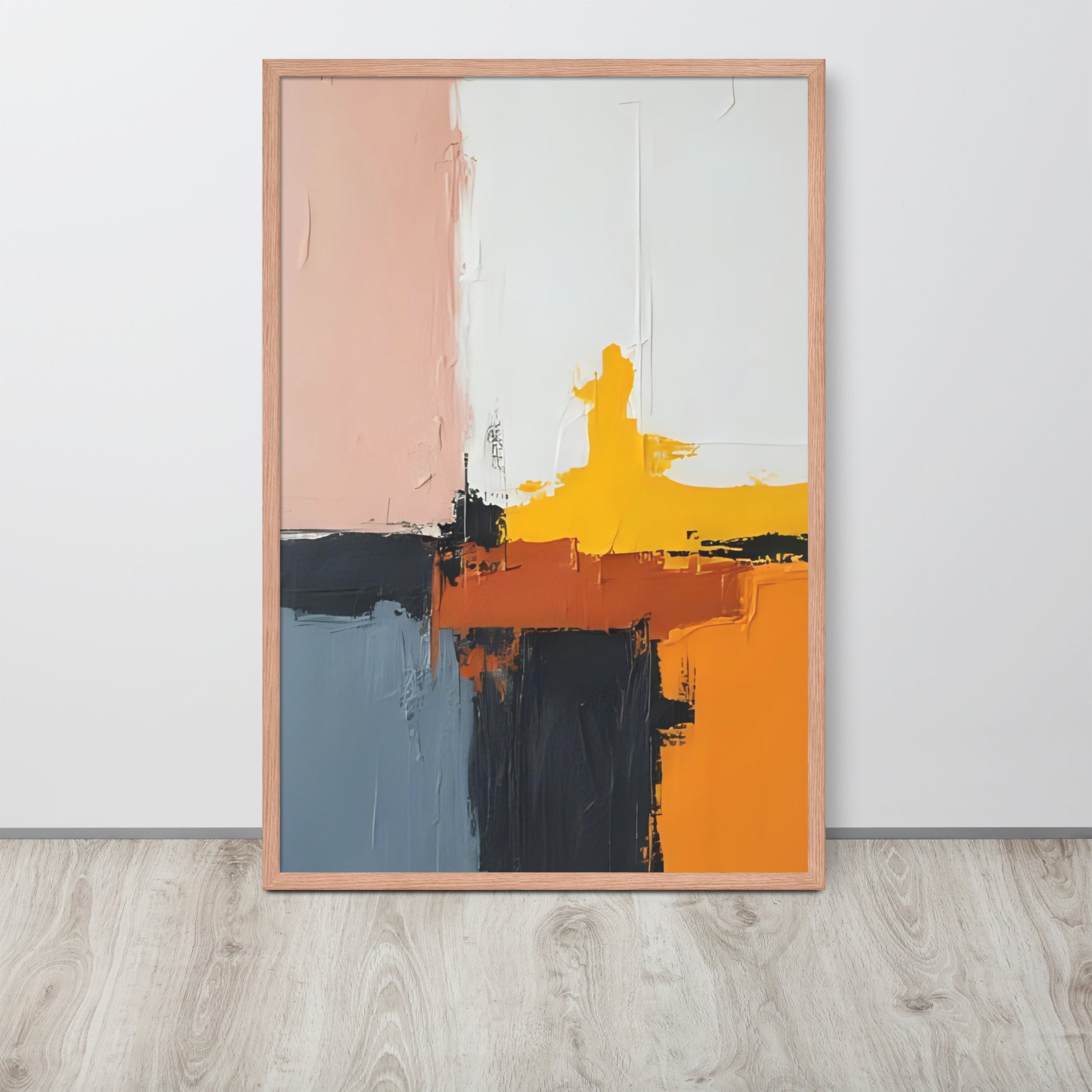 ABSTRACT PAINT Framed poster - AI Generated - ASHRILEYPRINTS