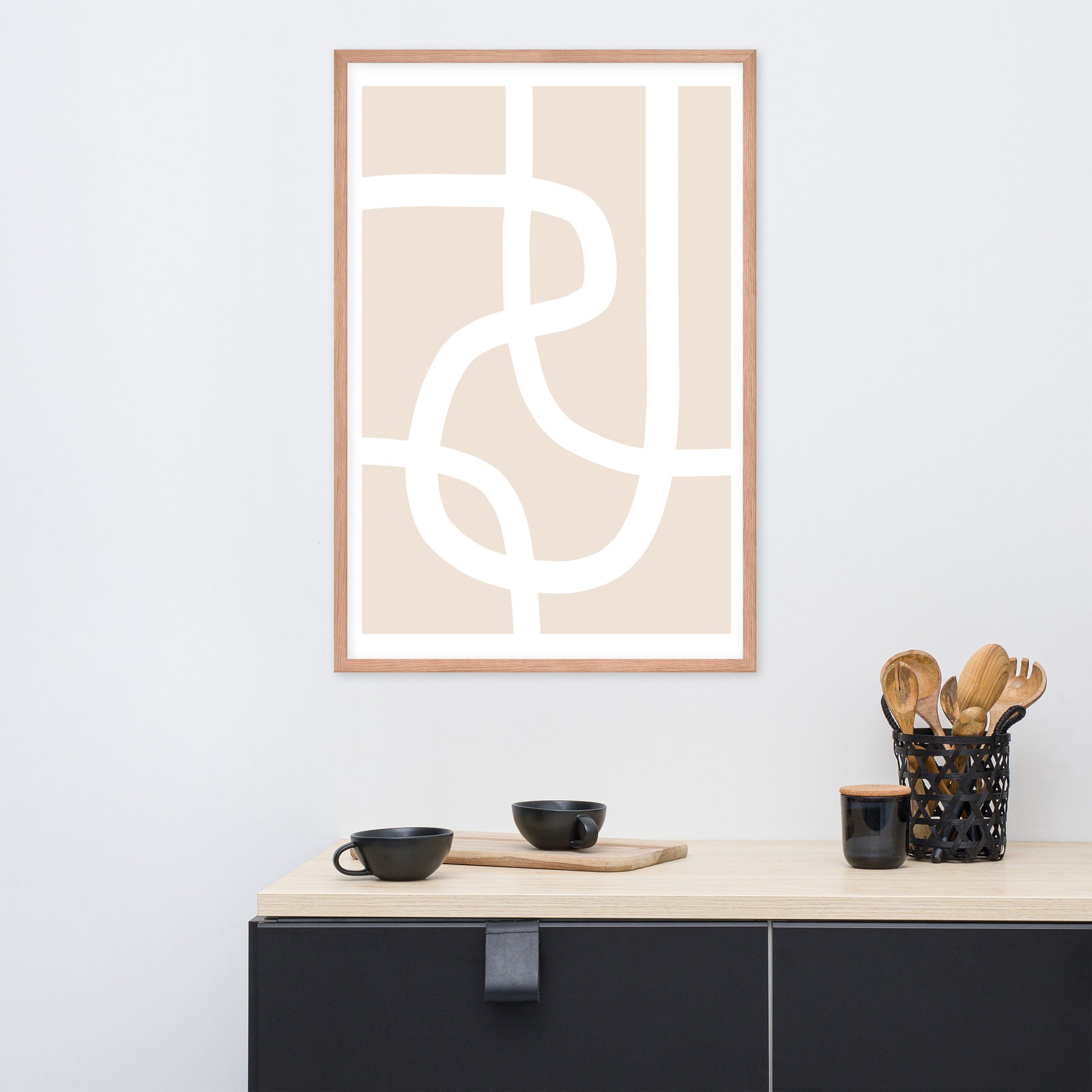 ABSTRACT ART Framed poster - ASHRILEYPRINTS