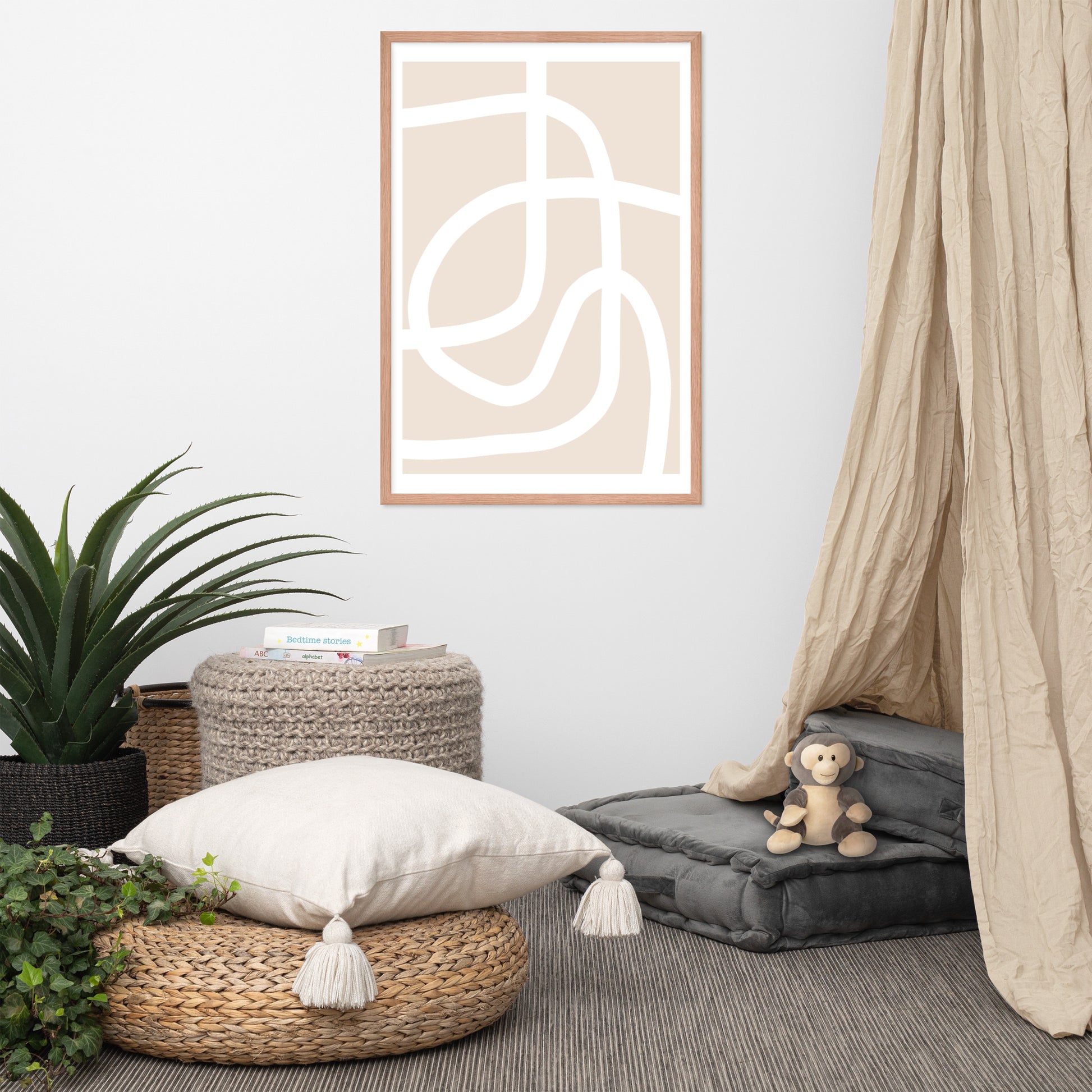 ABSTRACT ART Framed poster - ASHRILEYPRINTS