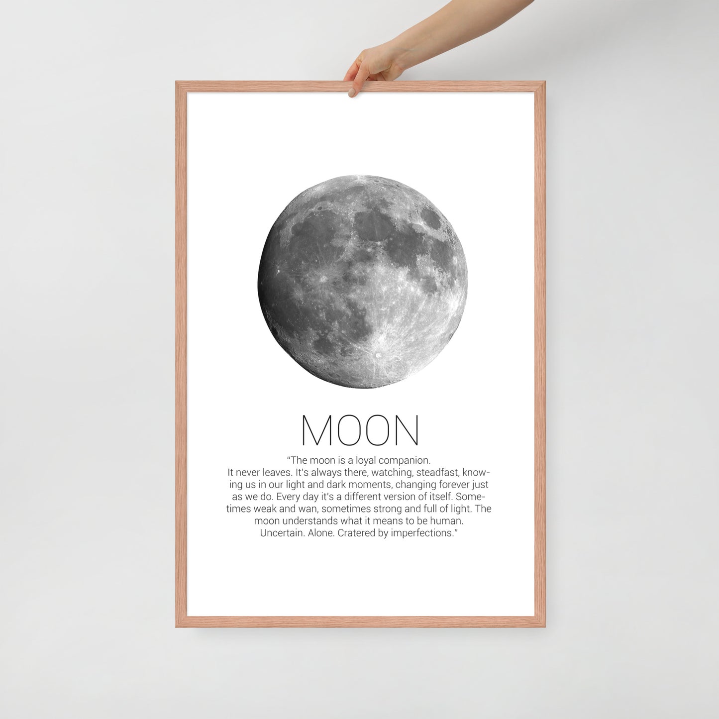 MOON Framed poster - ASHRILEYPRINTS