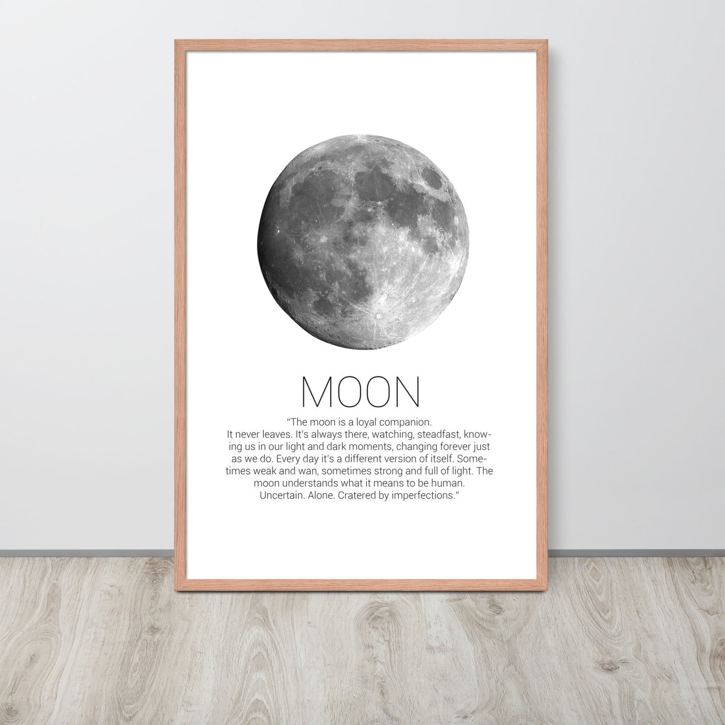 MOON Framed poster - ASHRILEYPRINTS