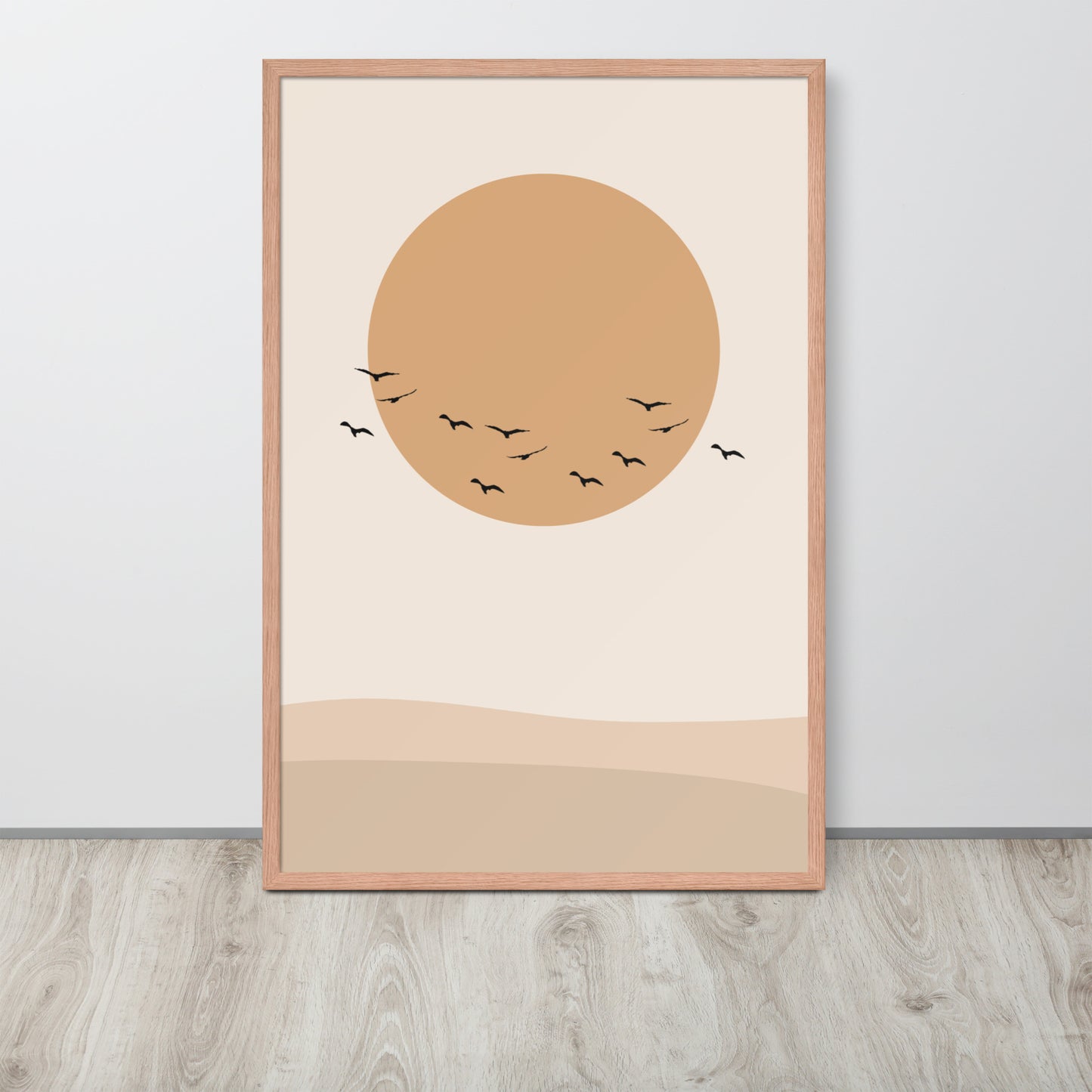 DESERT SUN Framed poster