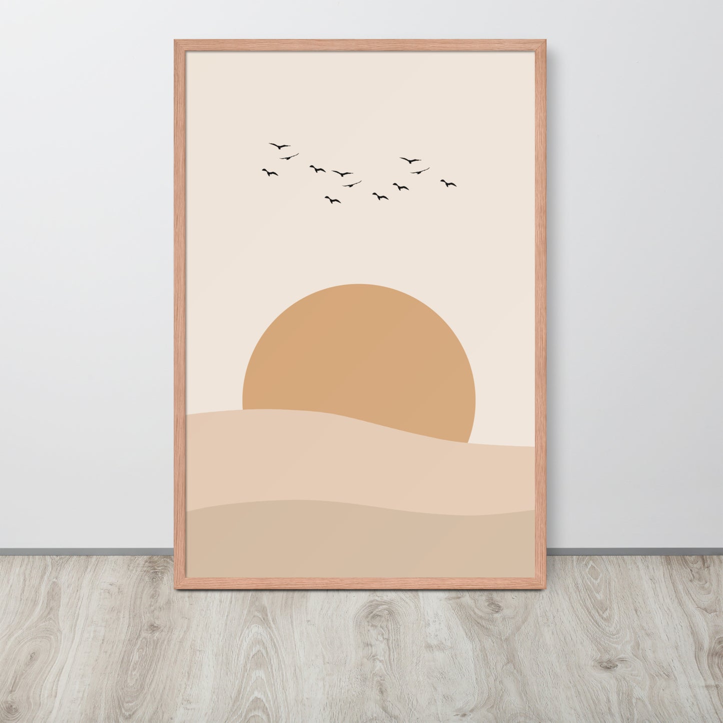 DESERT SUNSET Framed poster