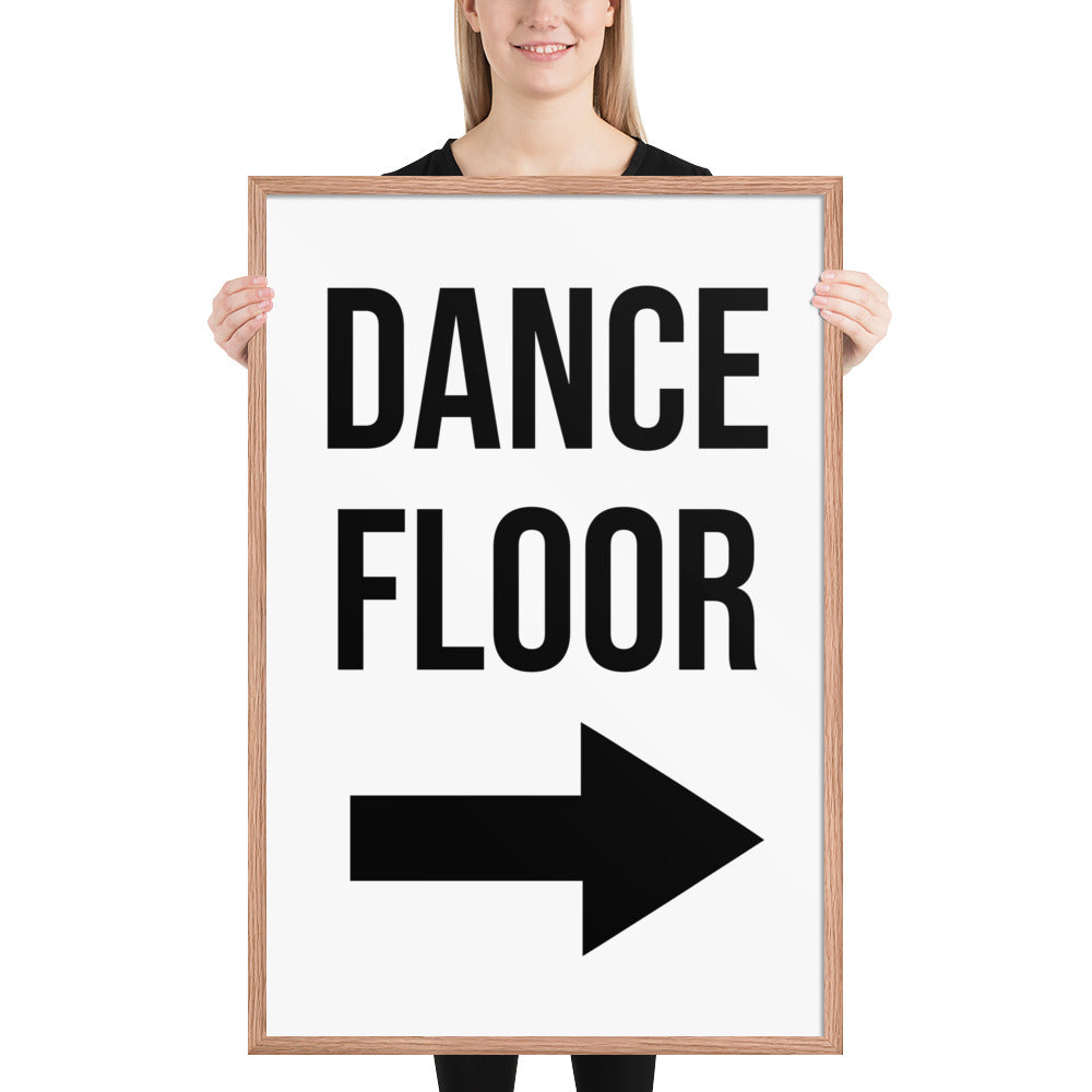 DANCE FLOOR Framed poster - ASHRILEYPRINTS