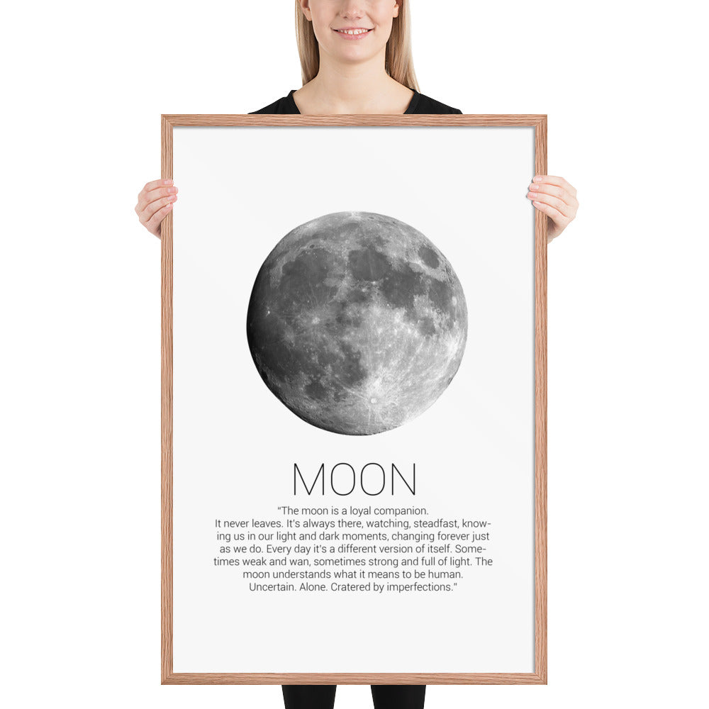 MOON Framed poster - ASHRILEYPRINTS