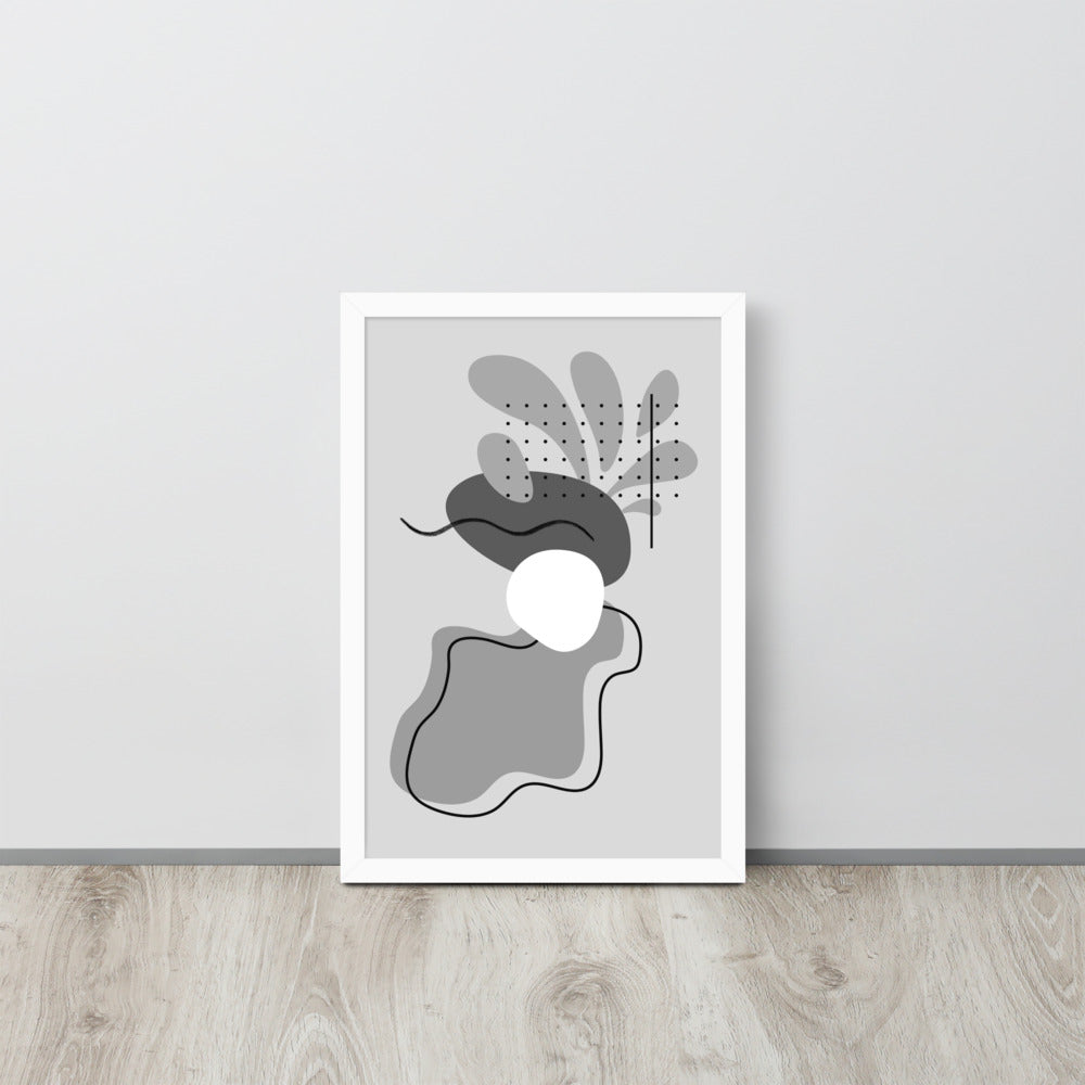 ABSTRACT SHAPES Framed poster - ASHRILEYPRINTS