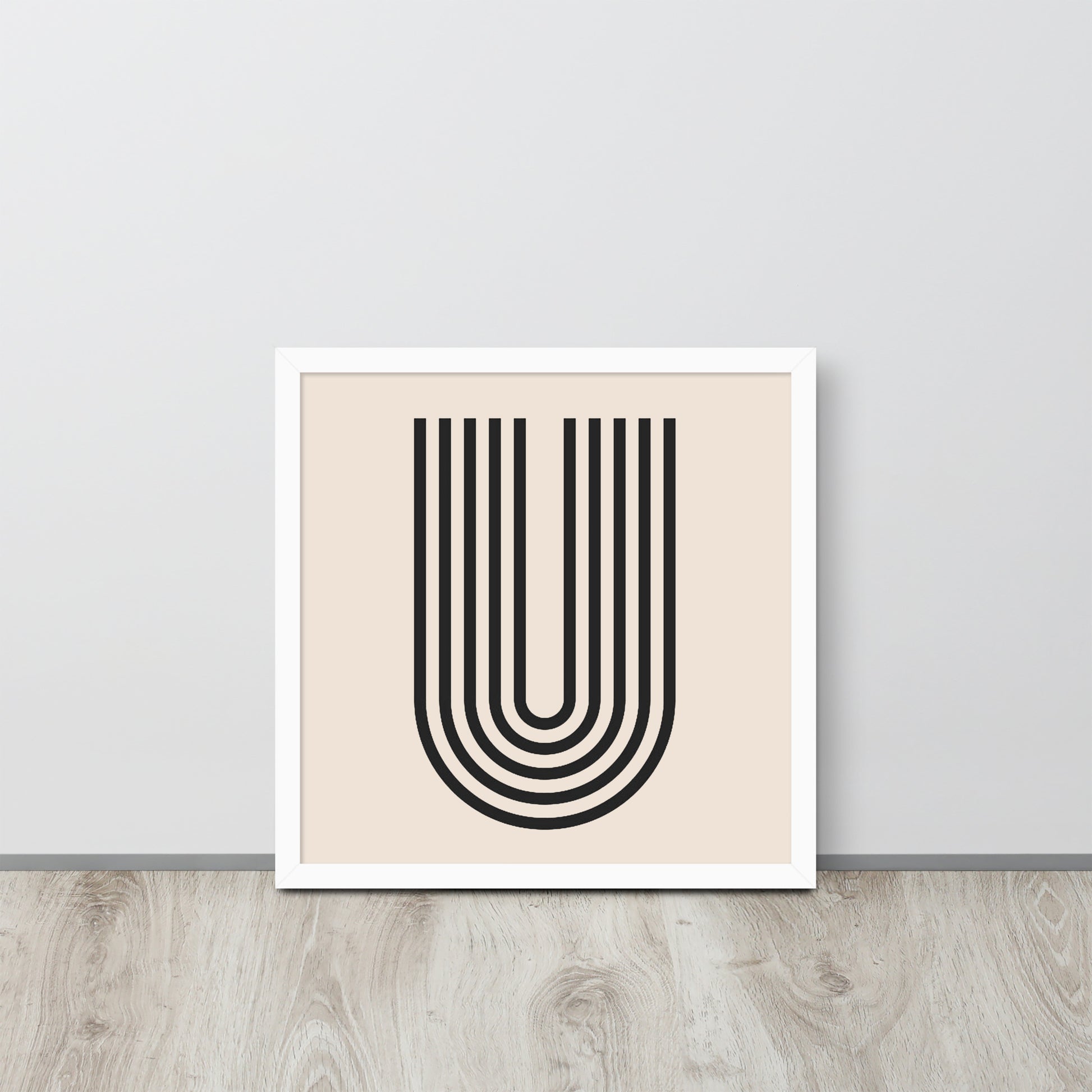 GEOMETRIC LINE Framed poster - ASHRILEYPRINTS