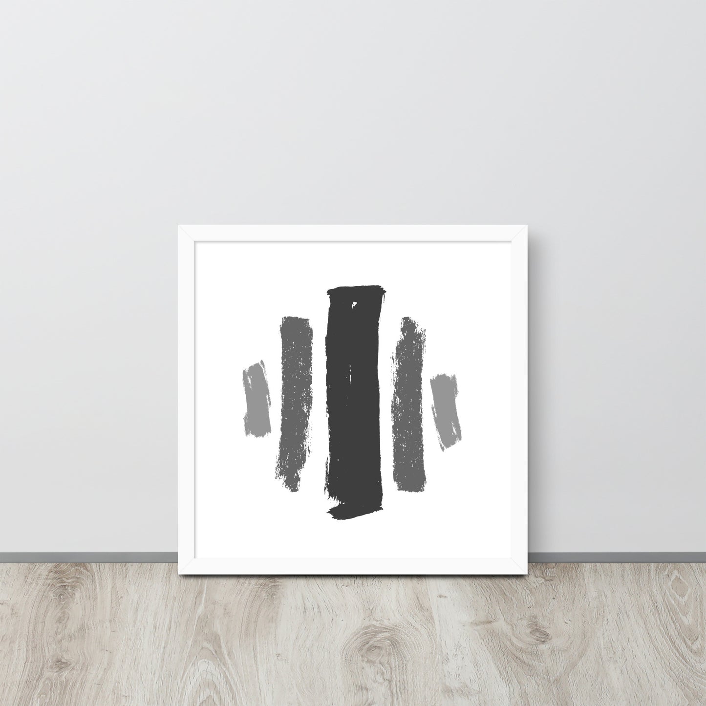 ABSTRACT BRUSH STROKES Framed poster - ASHRILEYPRINTS