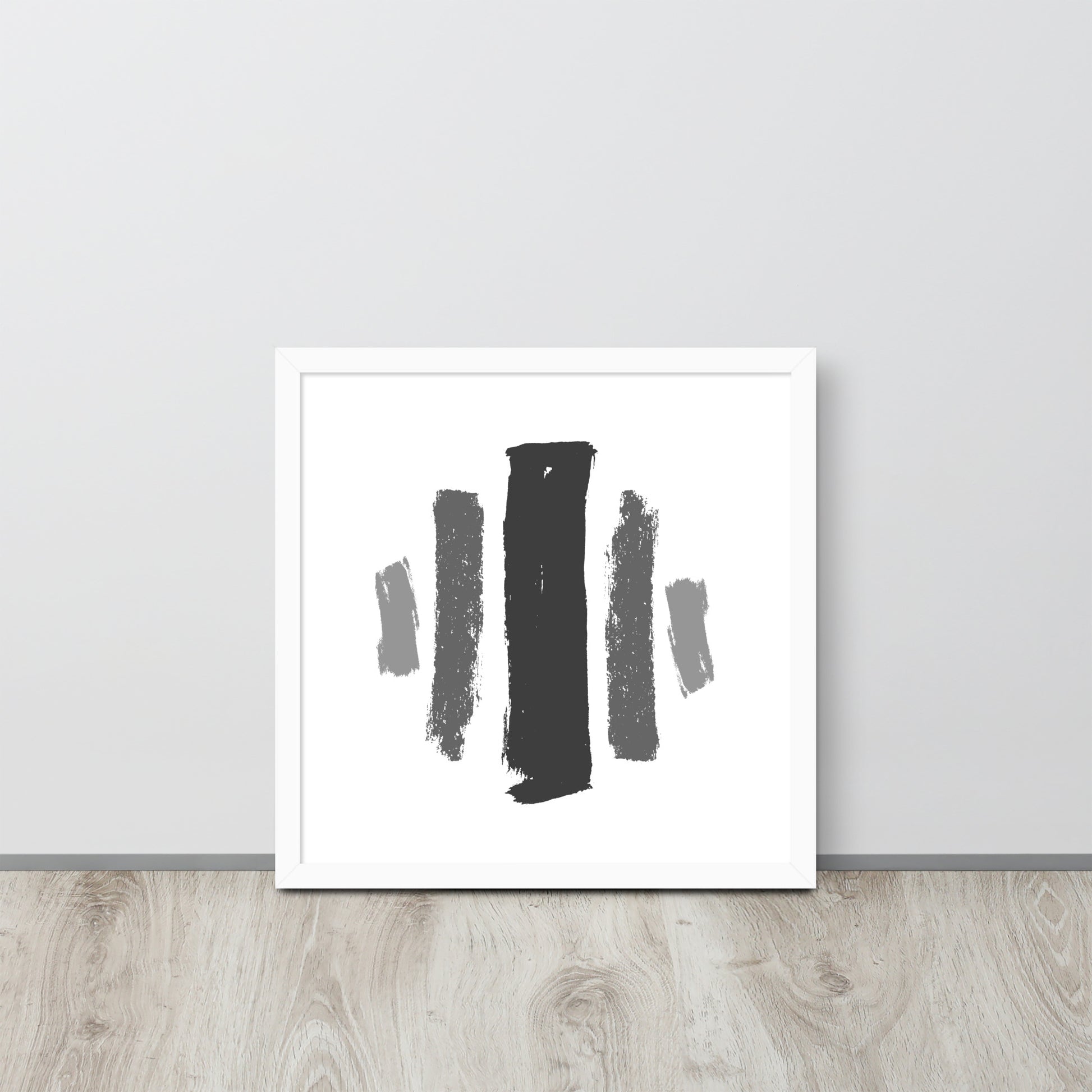 ABSTRACT BRUSH STROKES Framed poster - ASHRILEYPRINTS
