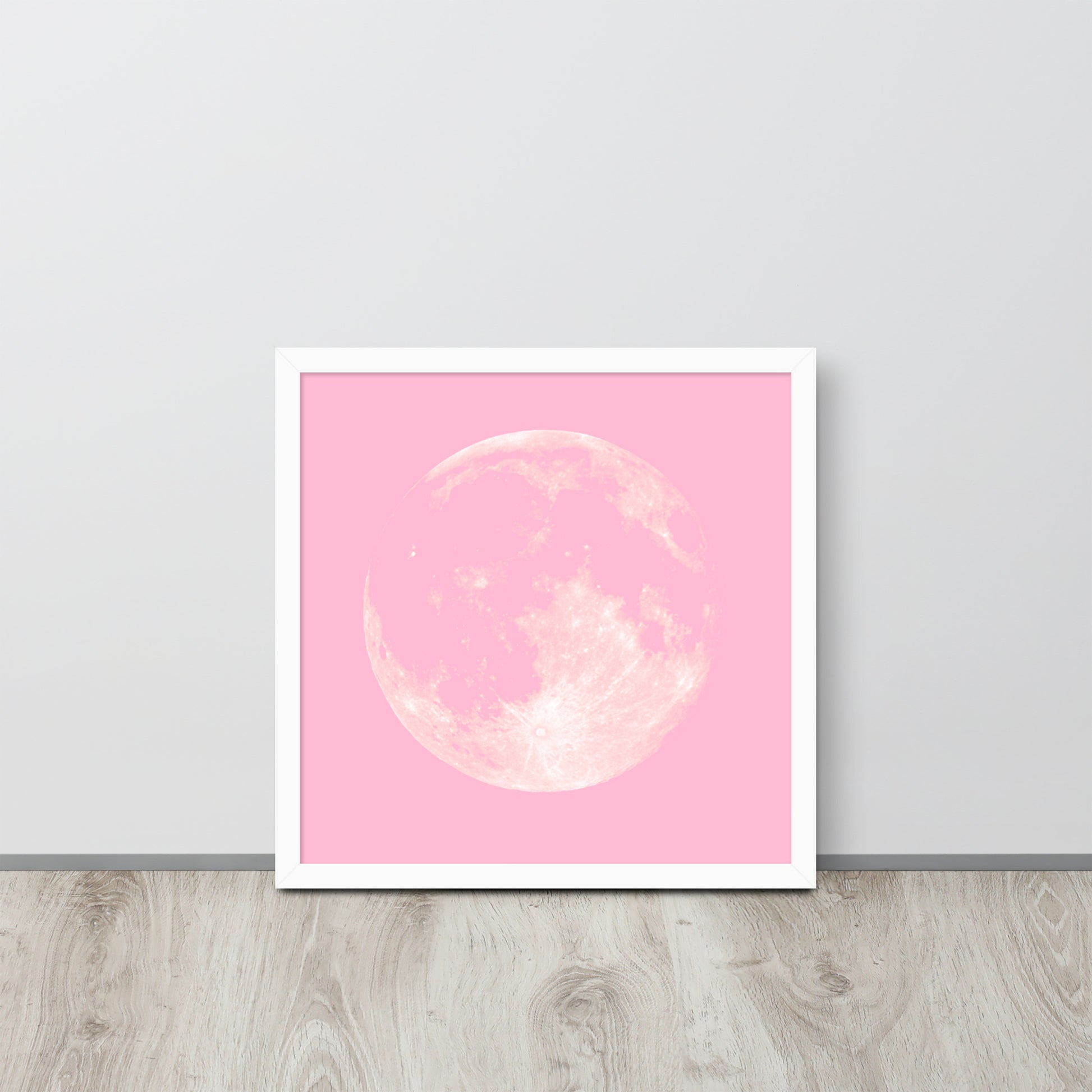 PINK MOON Framed poster - ASHRILEYPRINTS