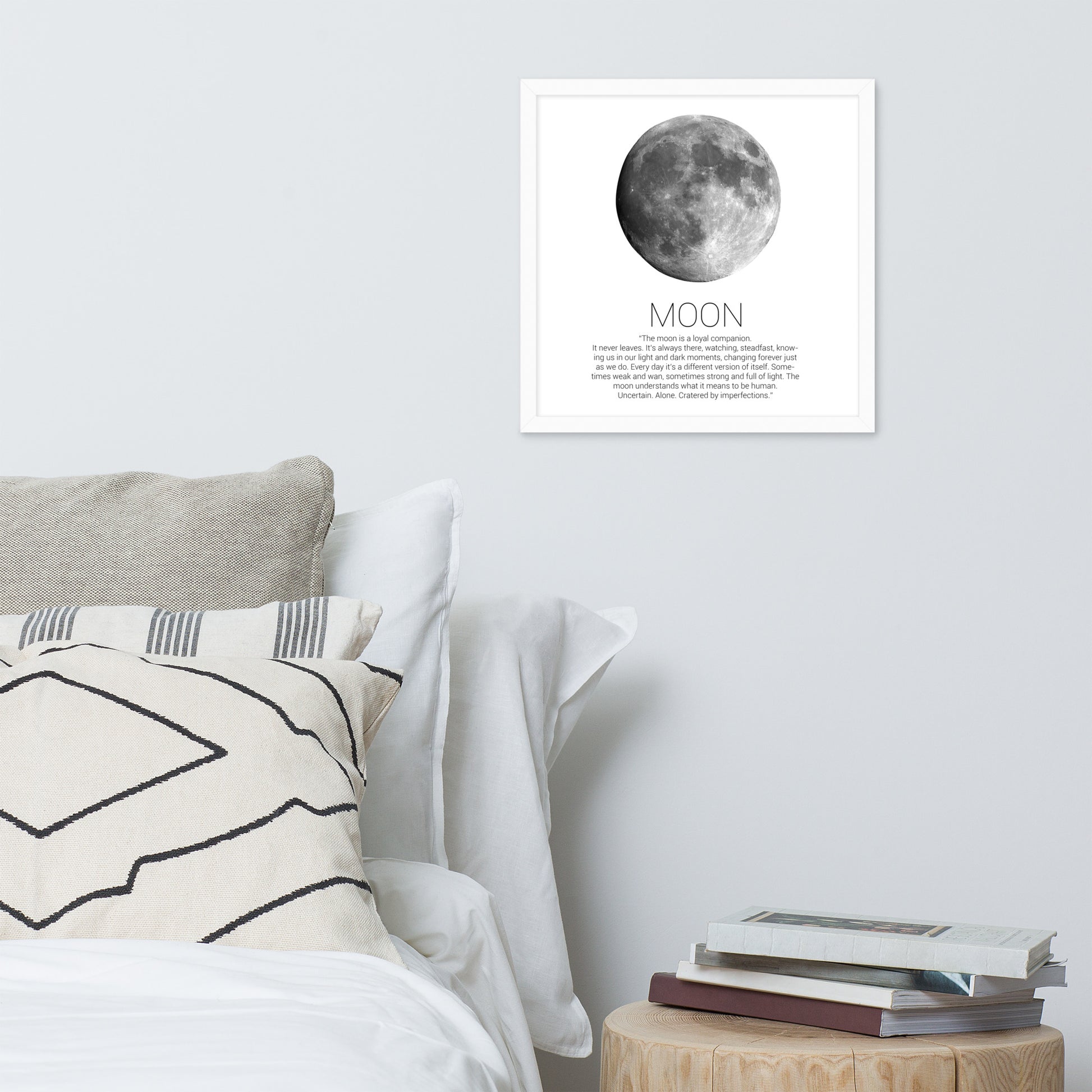 MOON Framed poster - ASHRILEYPRINTS