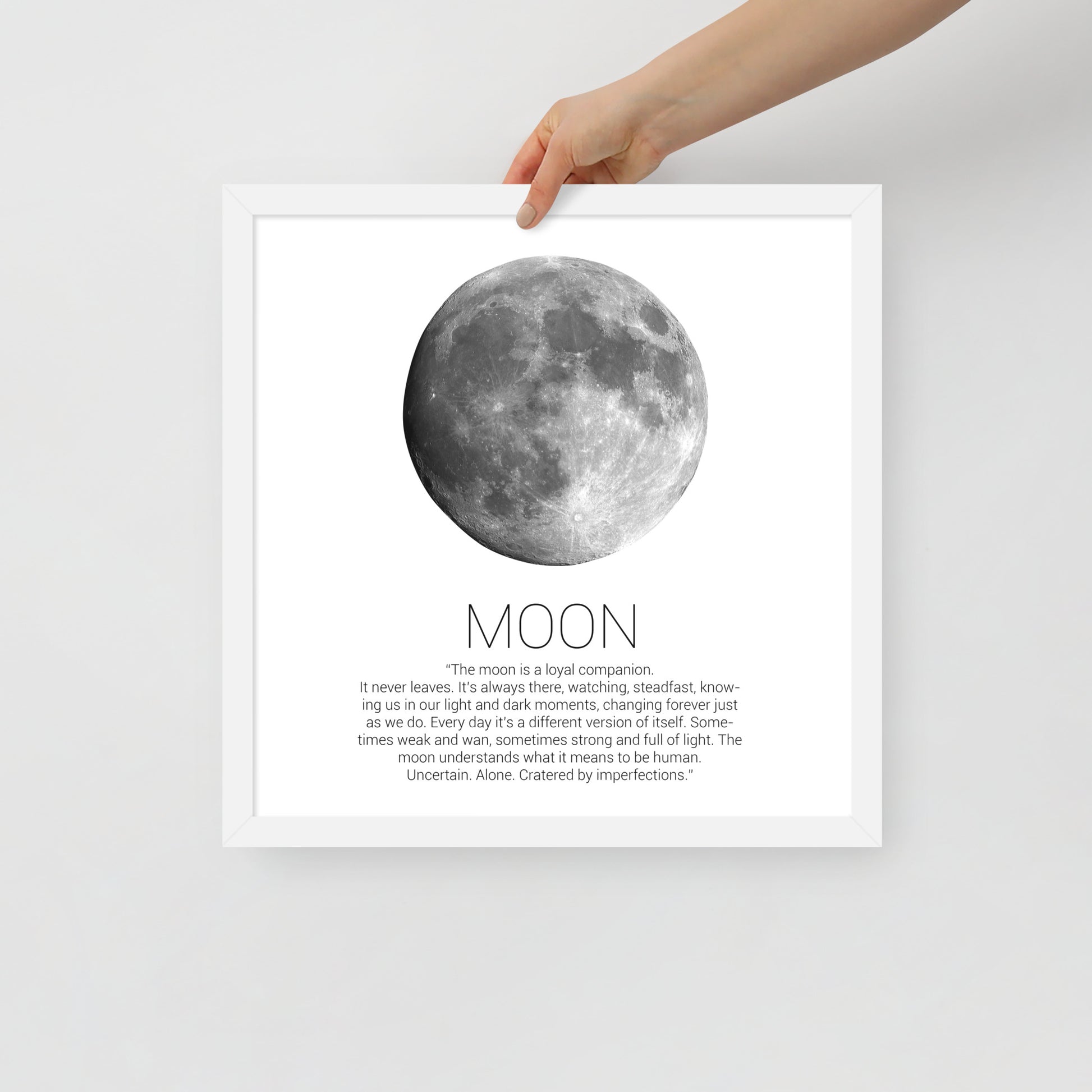 MOON Framed poster - ASHRILEYPRINTS