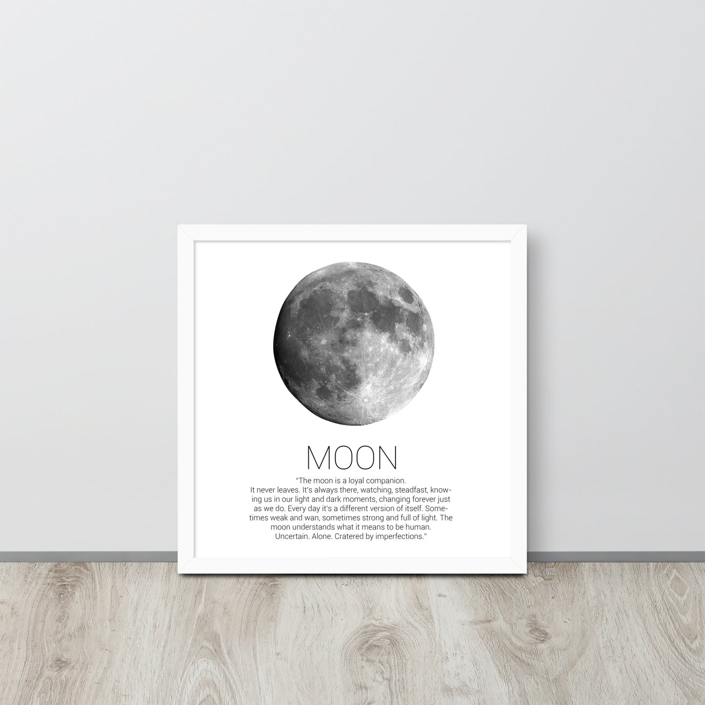 MOON Framed poster - ASHRILEYPRINTS