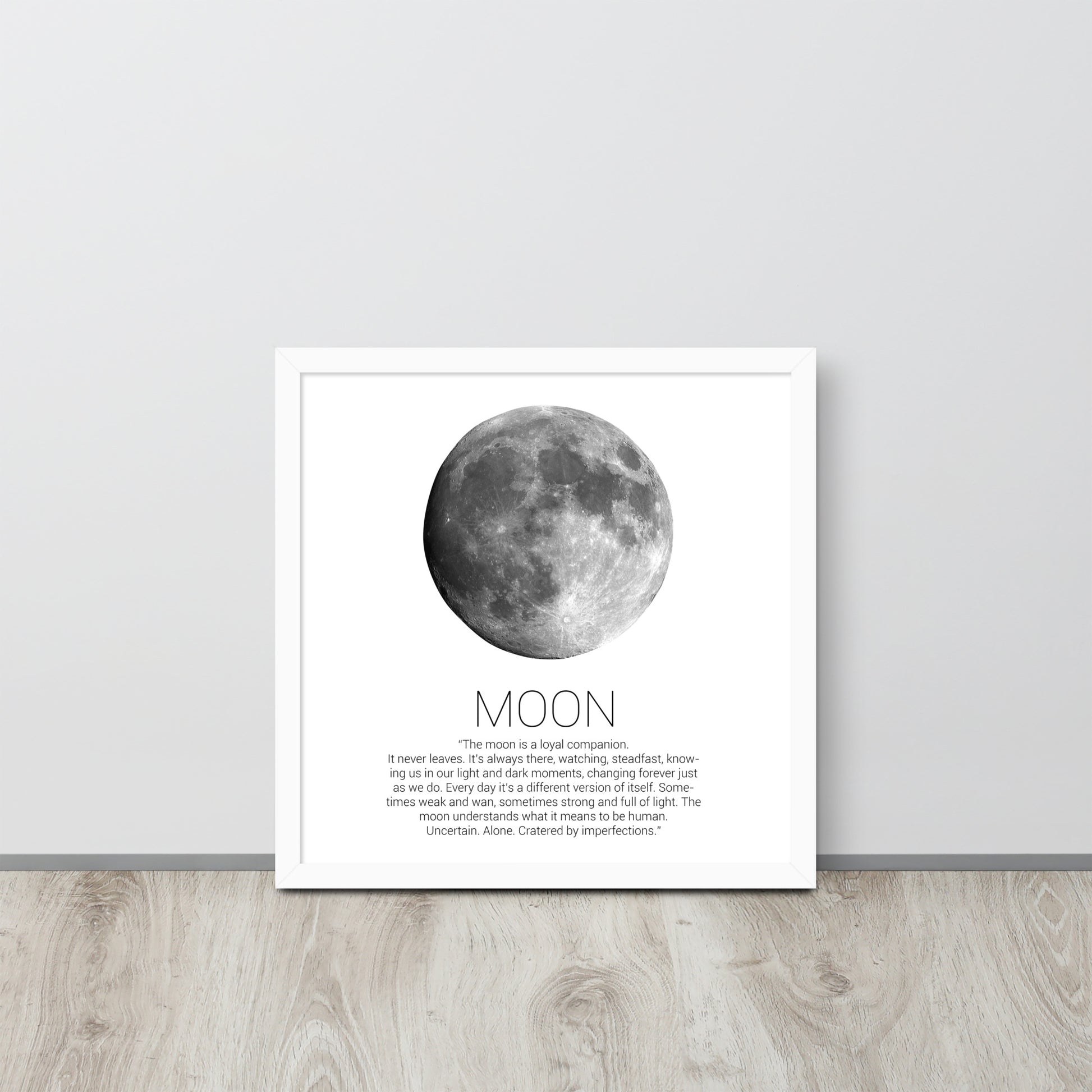 MOON Framed poster - ASHRILEYPRINTS