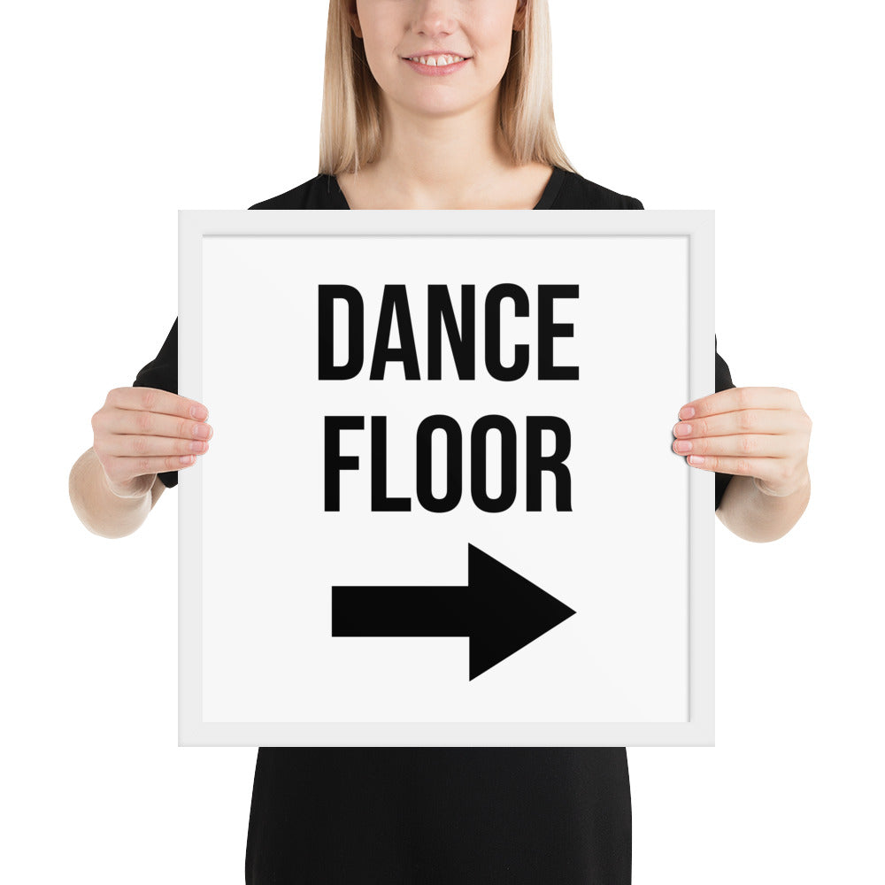 DANCE FLOOR Framed poster - ASHRILEYPRINTS