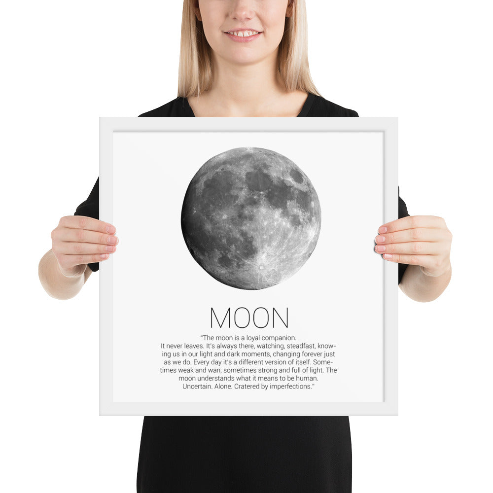 MOON Framed poster - ASHRILEYPRINTS