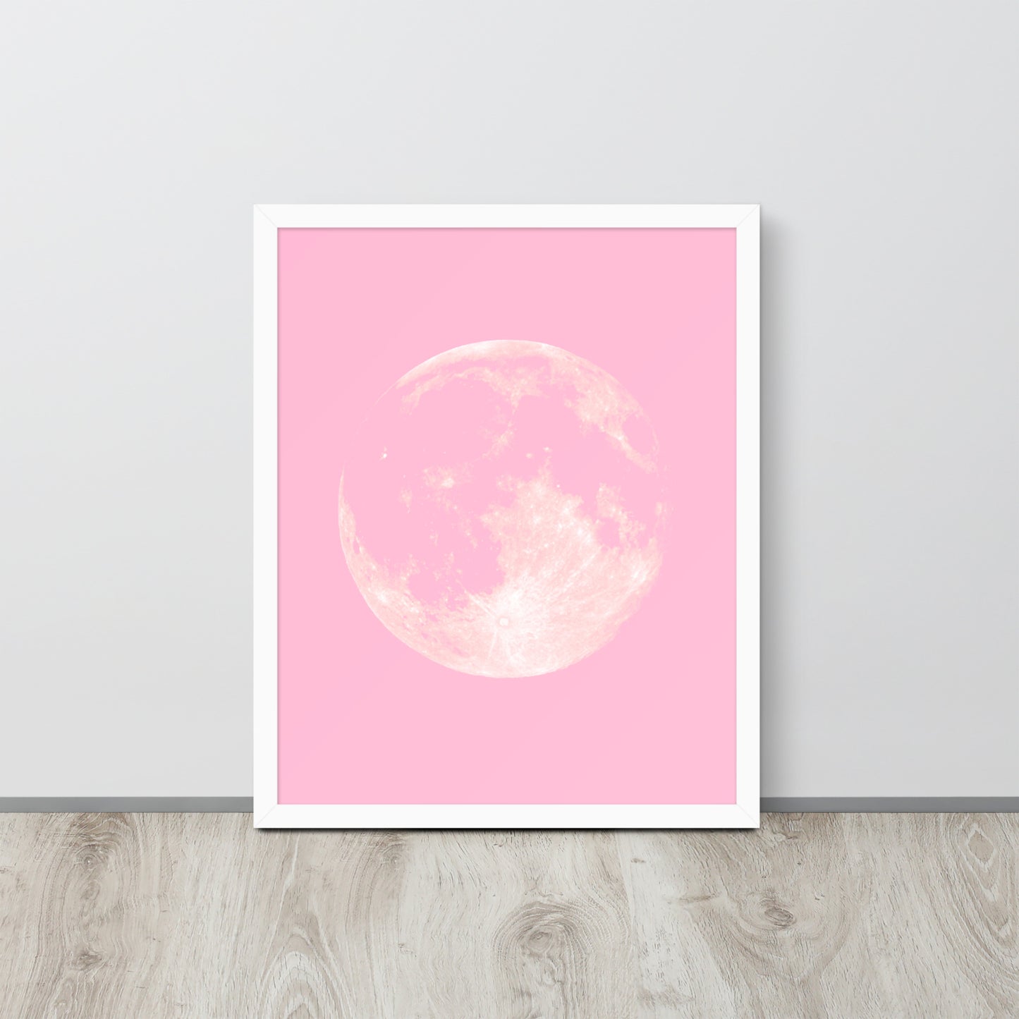 PINK MOON Framed poster - ASHRILEYPRINTS