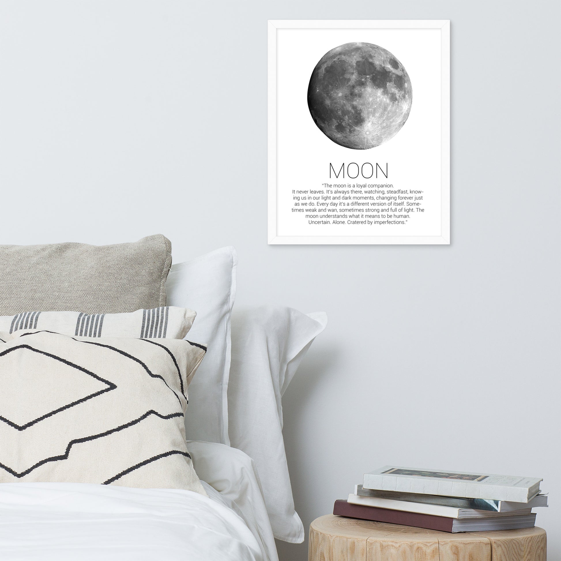 MOON Framed poster - ASHRILEYPRINTS