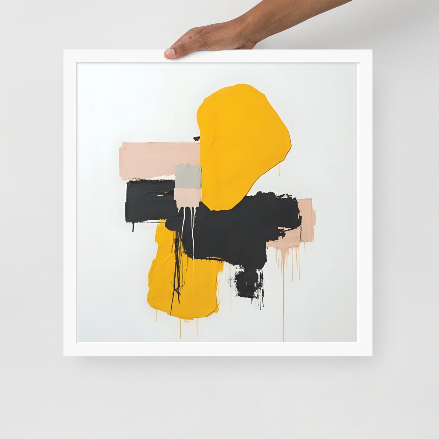 ABSTRACT SHAPES Framed poster - ASHRILEYPRINTS
