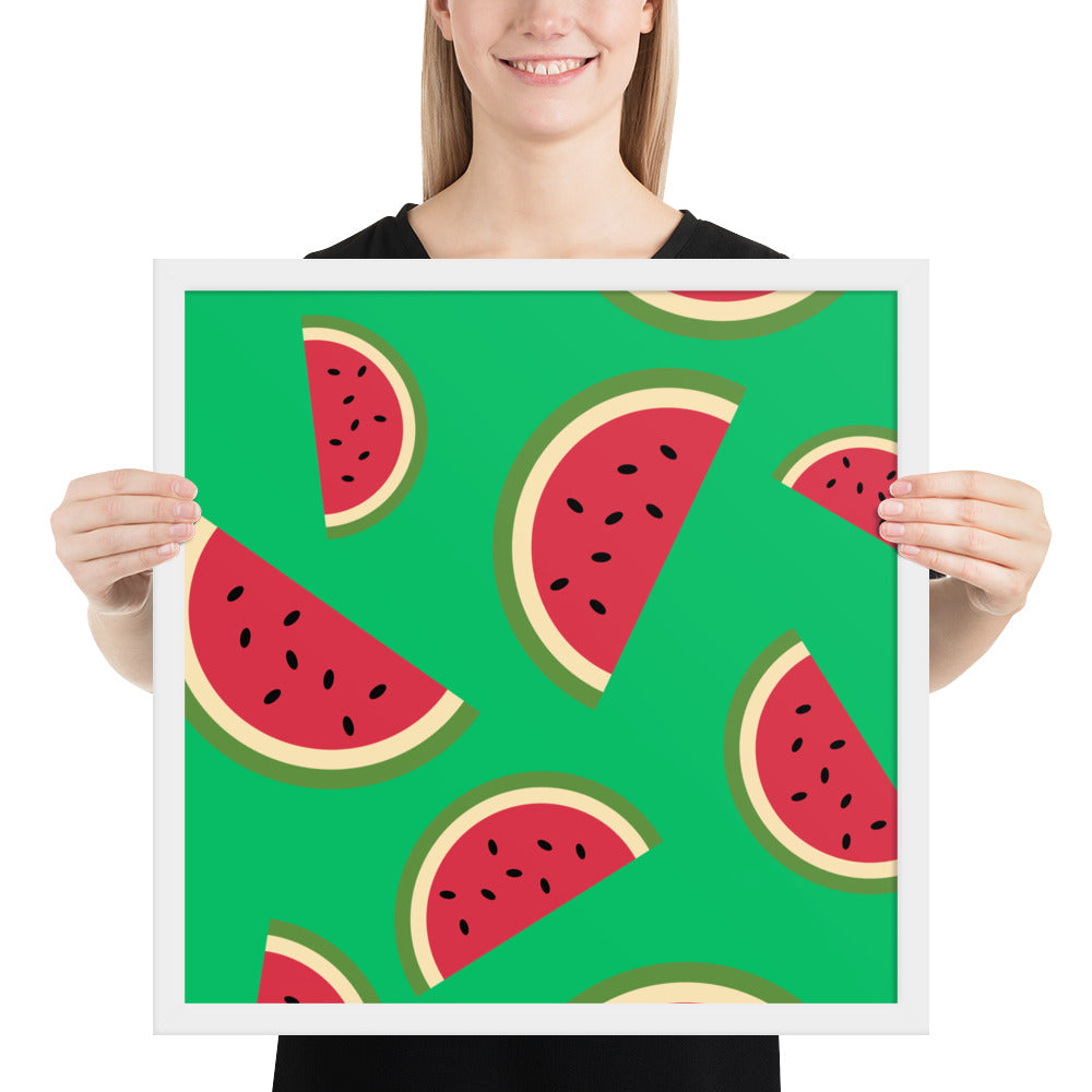 WATERMELON Framed poster - ASHRILEYPRINTS