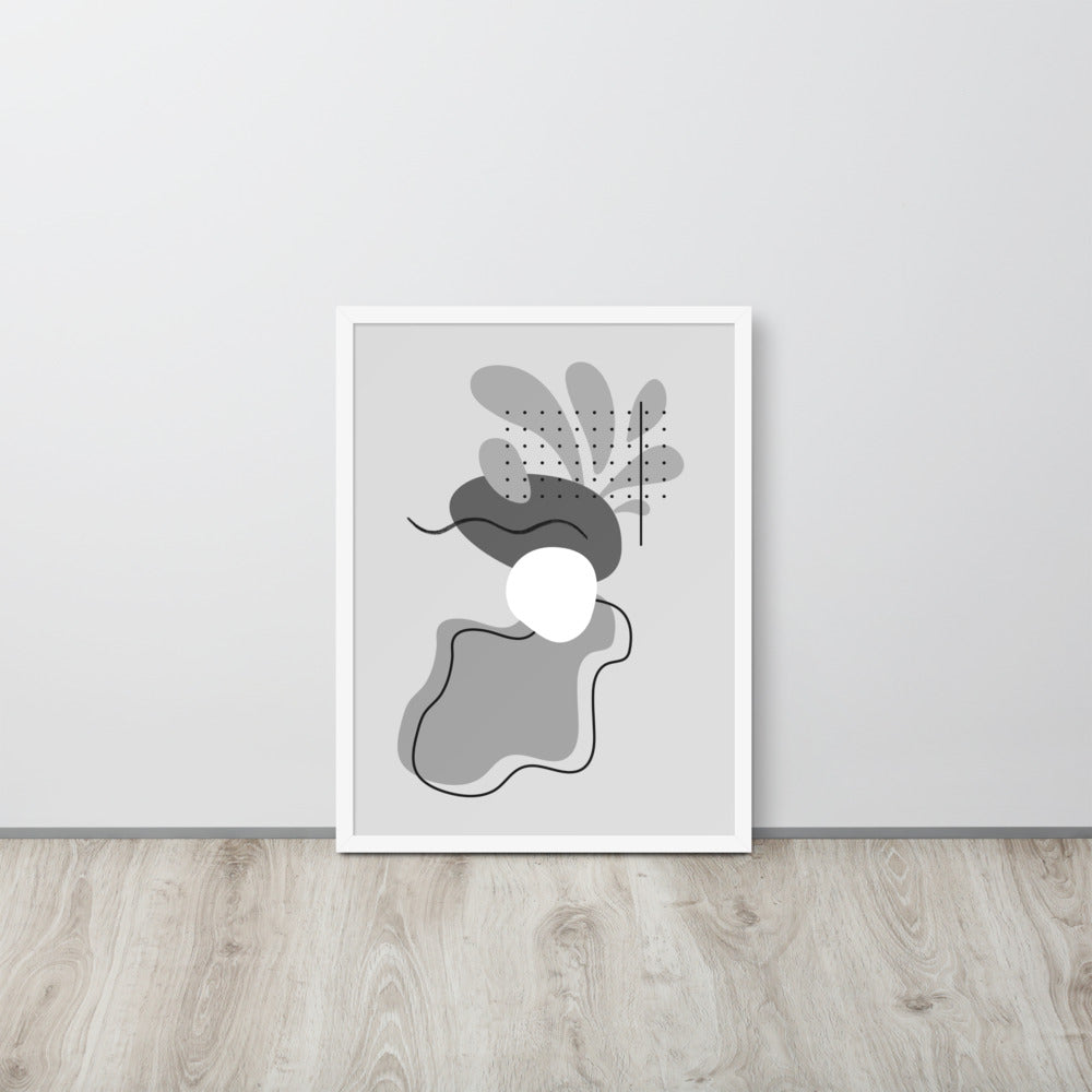 ABSTRACT SHAPES Framed poster - ASHRILEYPRINTS