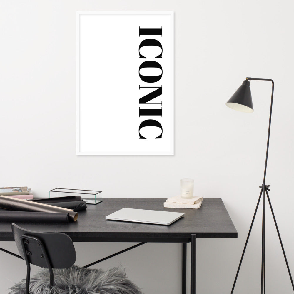 ICONIC Framed poster - ASHRILEYPRINTS