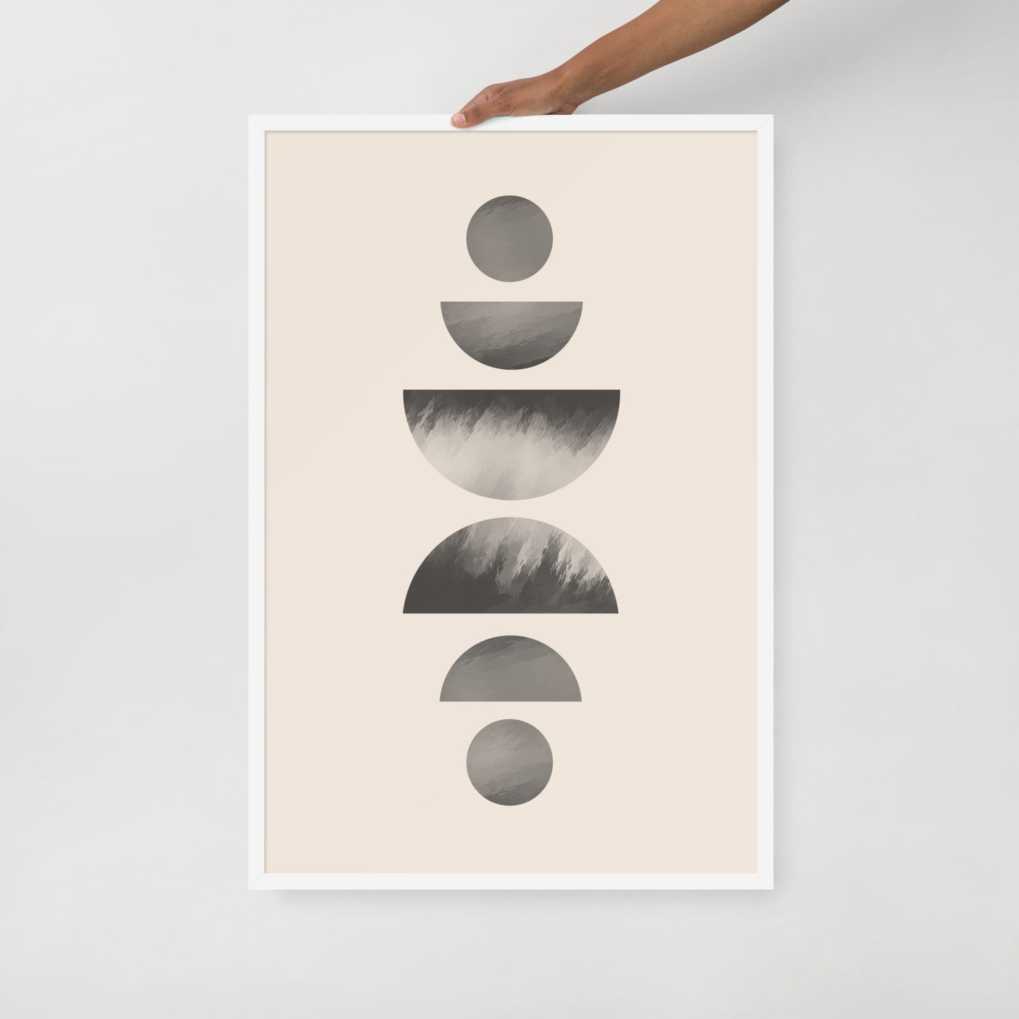 ABSTRACT CIRCLES Framed poster - ASHRILEYPRINTS