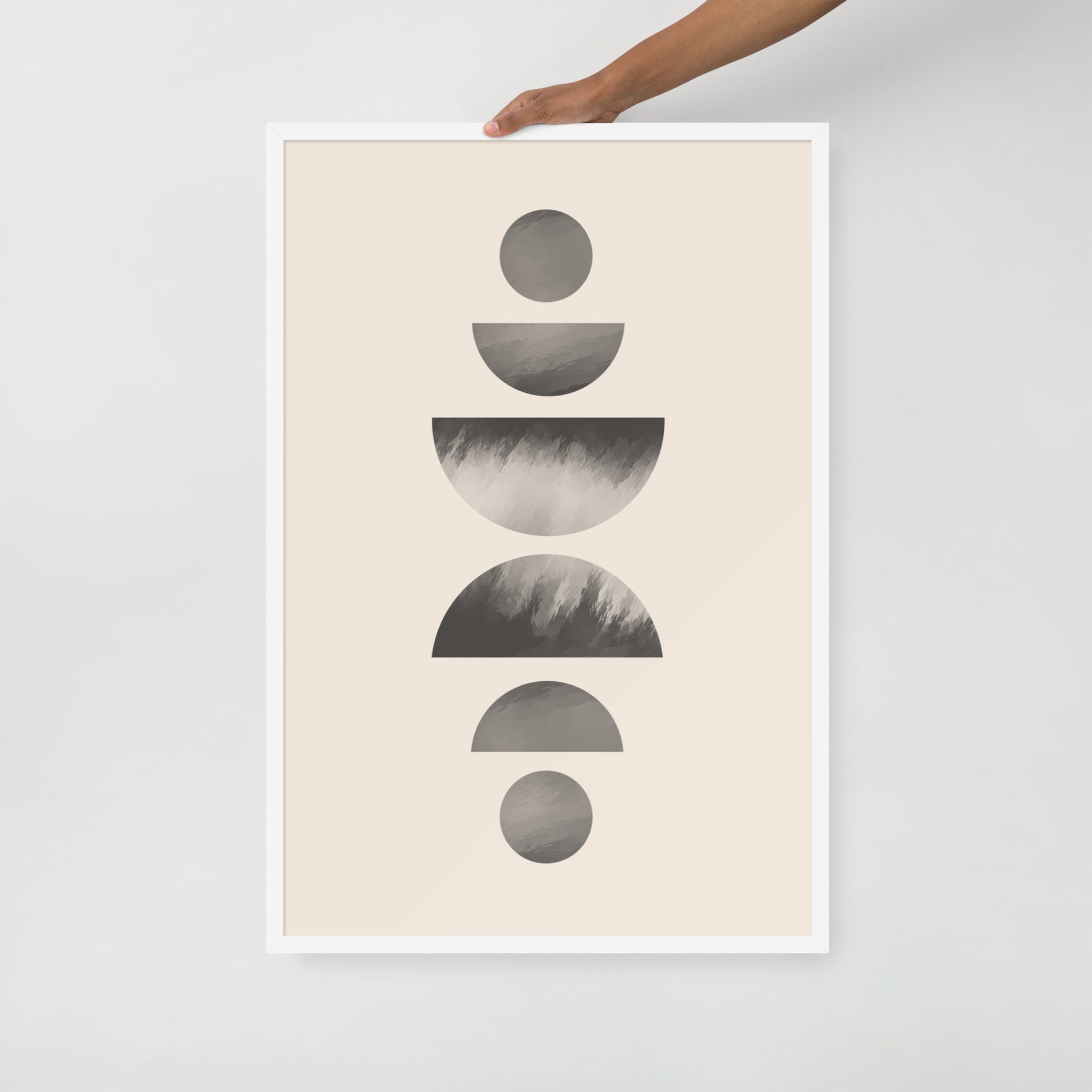 ABSTRACT CIRCLES Framed poster - ASHRILEYPRINTS