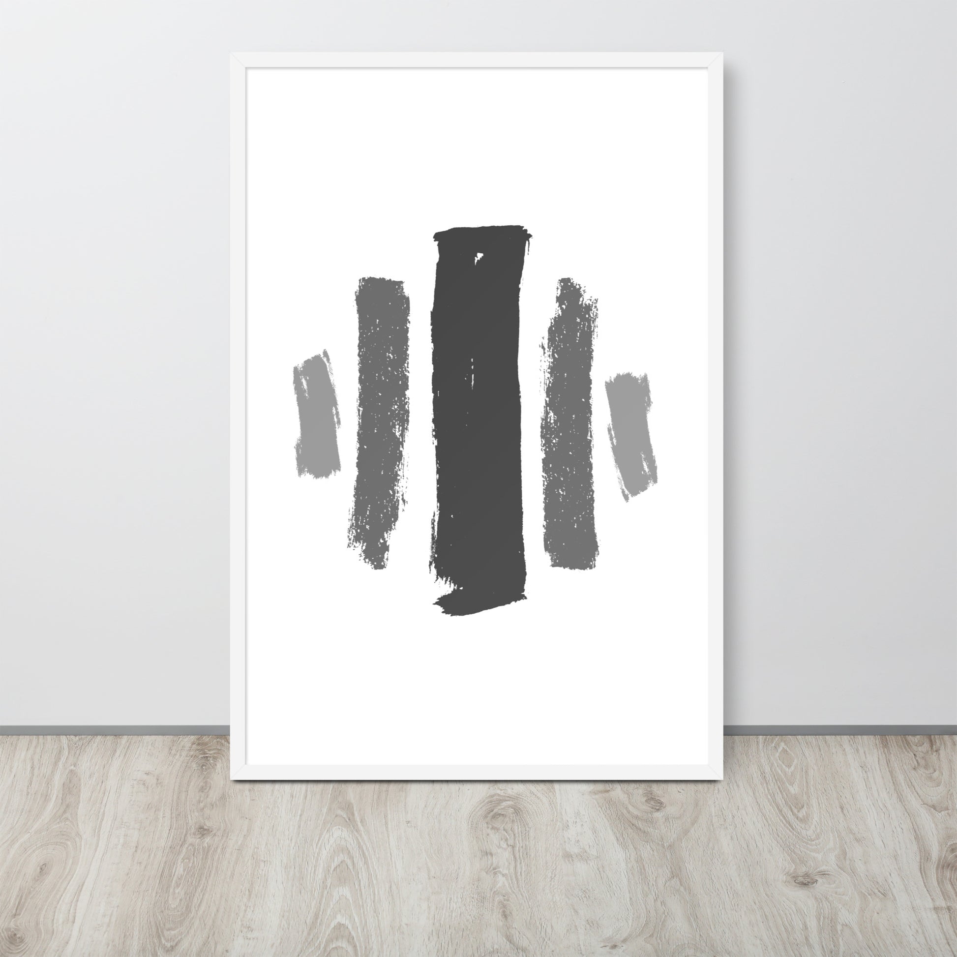 ABSTRACT BRUSH STROKES Framed poster - ASHRILEYPRINTS
