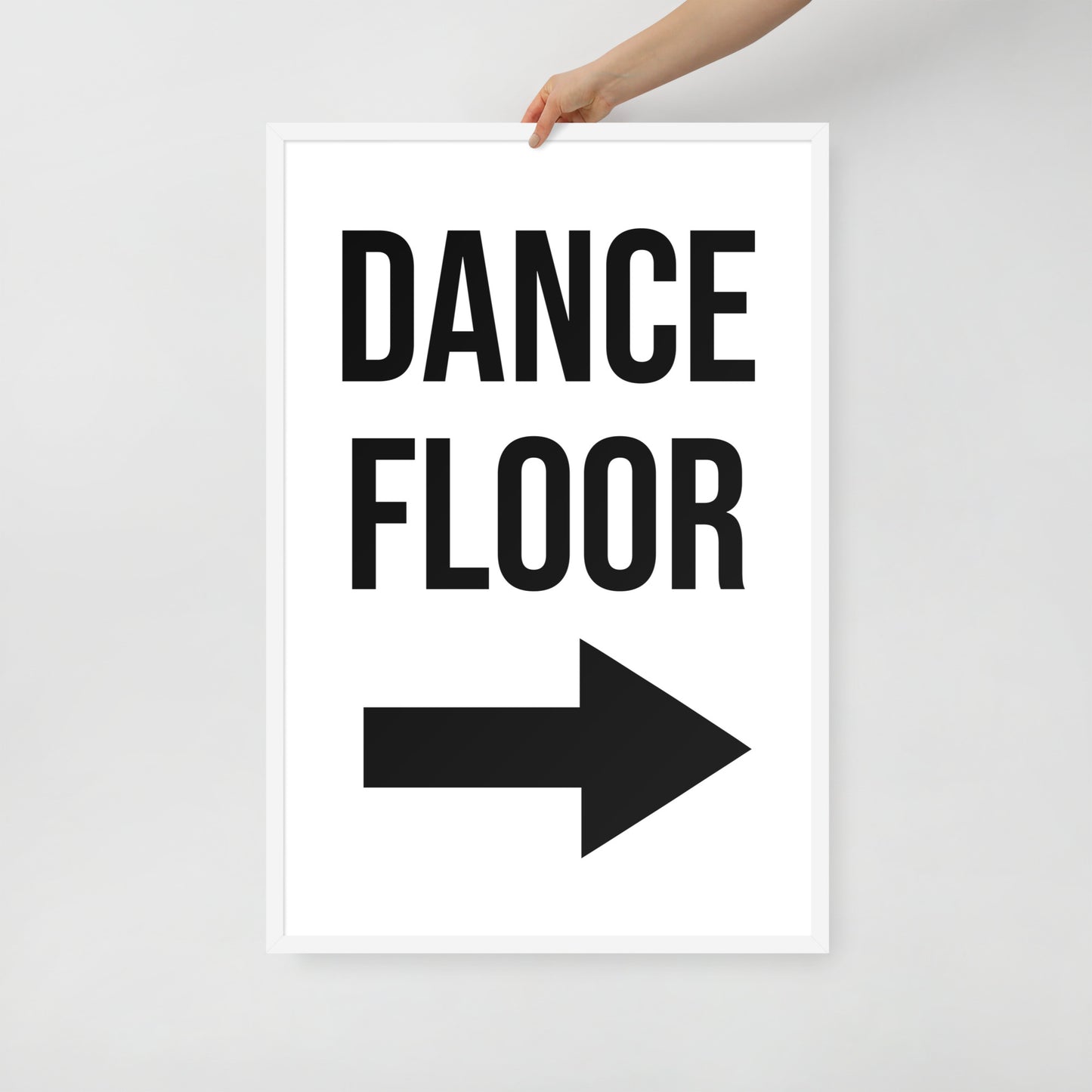 DANCE FLOOR Framed poster - ASHRILEYPRINTS