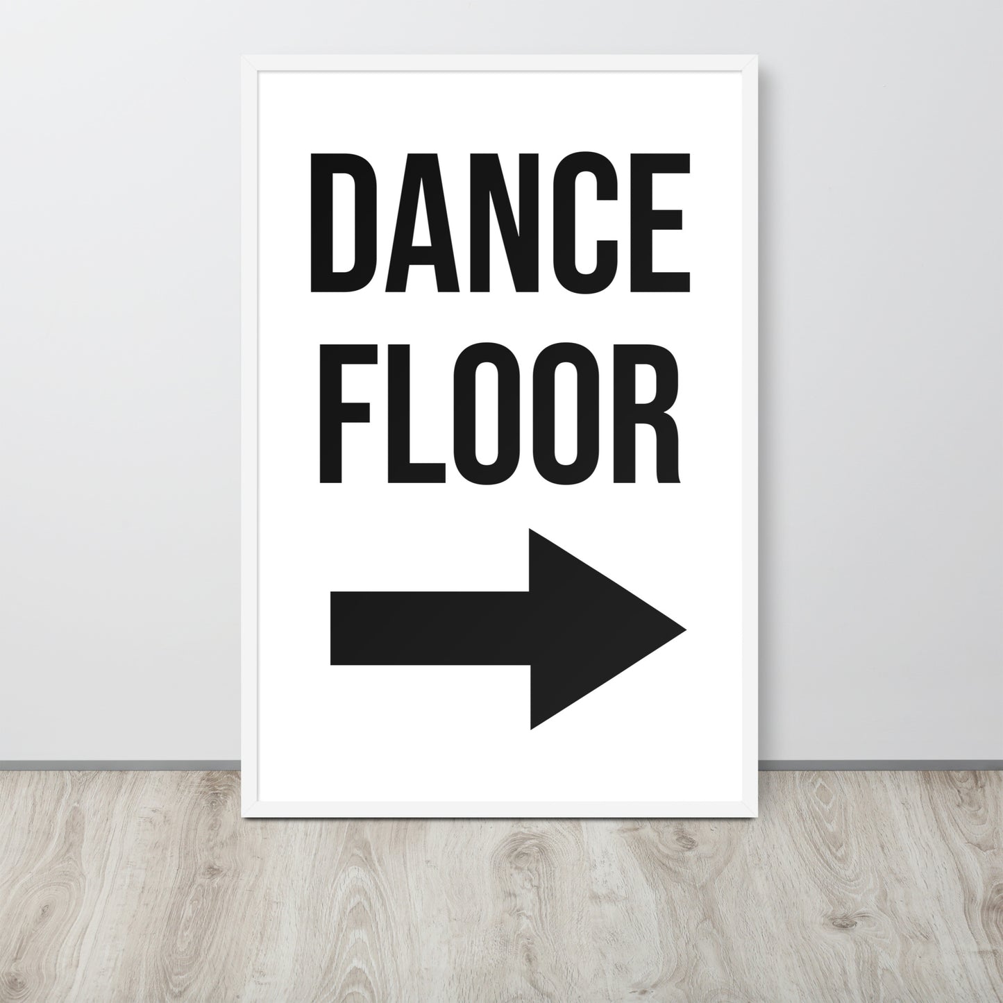 DANCE FLOOR Framed poster - ASHRILEYPRINTS