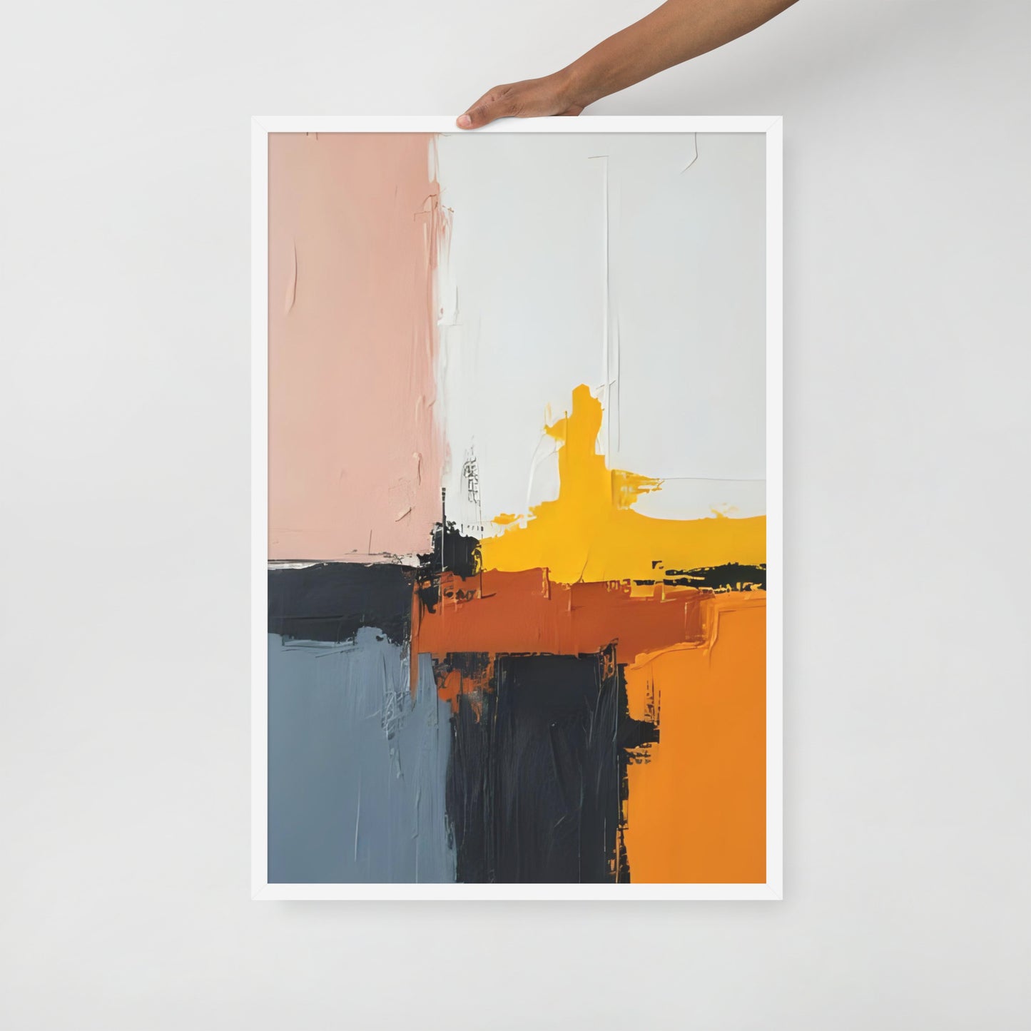 ABSTRACT PAINT Framed poster - AI Generated - ASHRILEYPRINTS