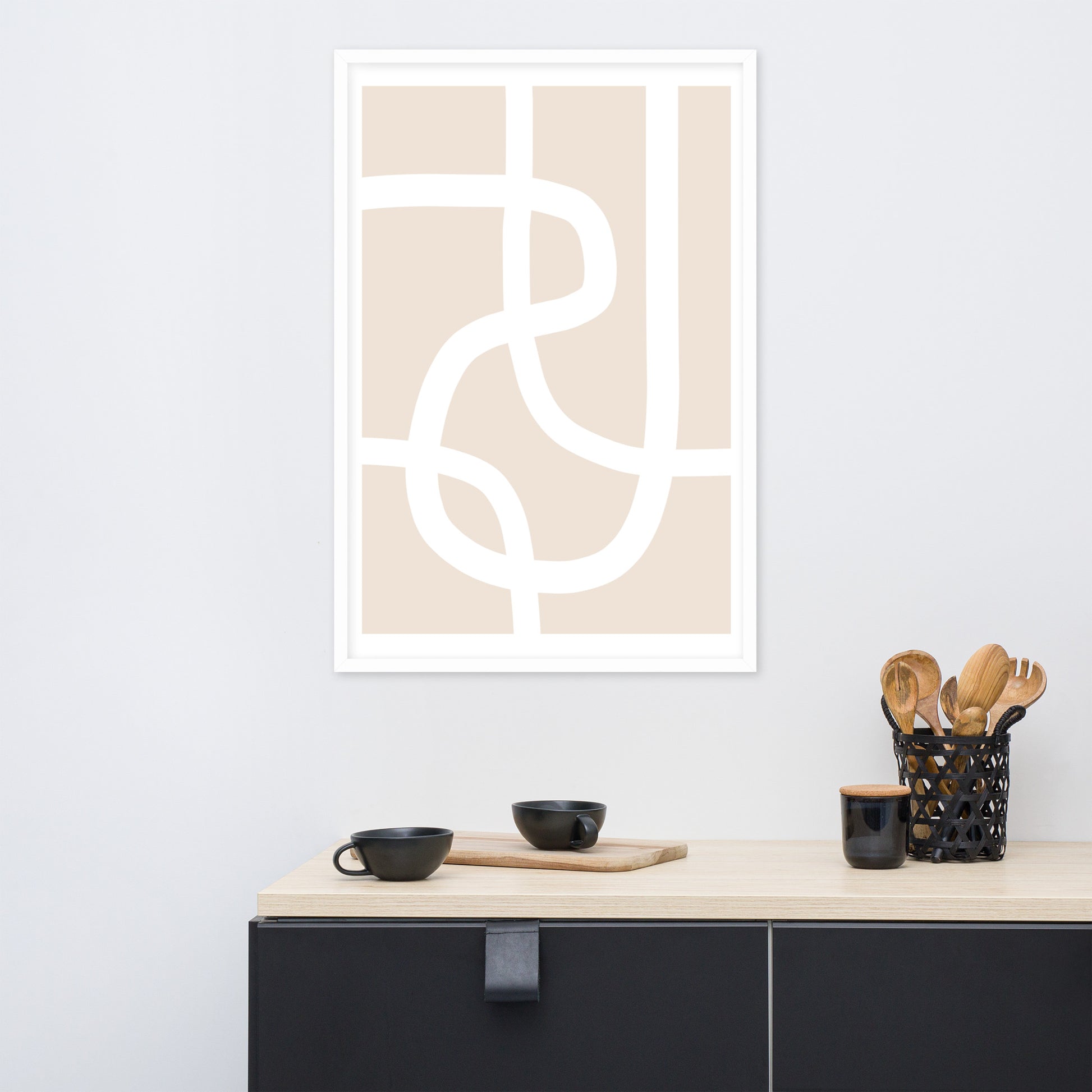 ABSTRACT ART Framed poster - ASHRILEYPRINTS