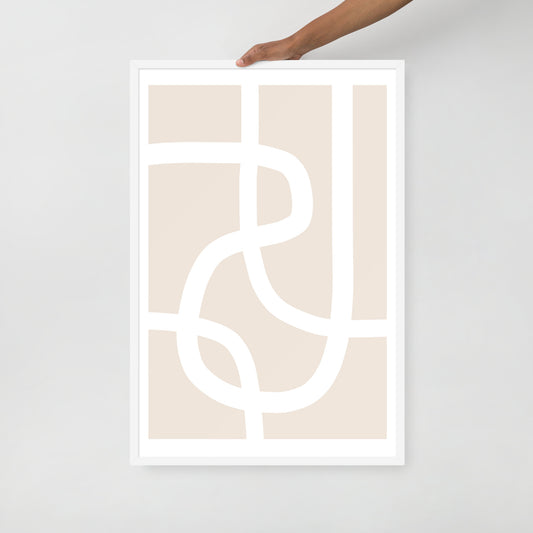 ABSTRACT ART Framed poster - ASHRILEYPRINTS