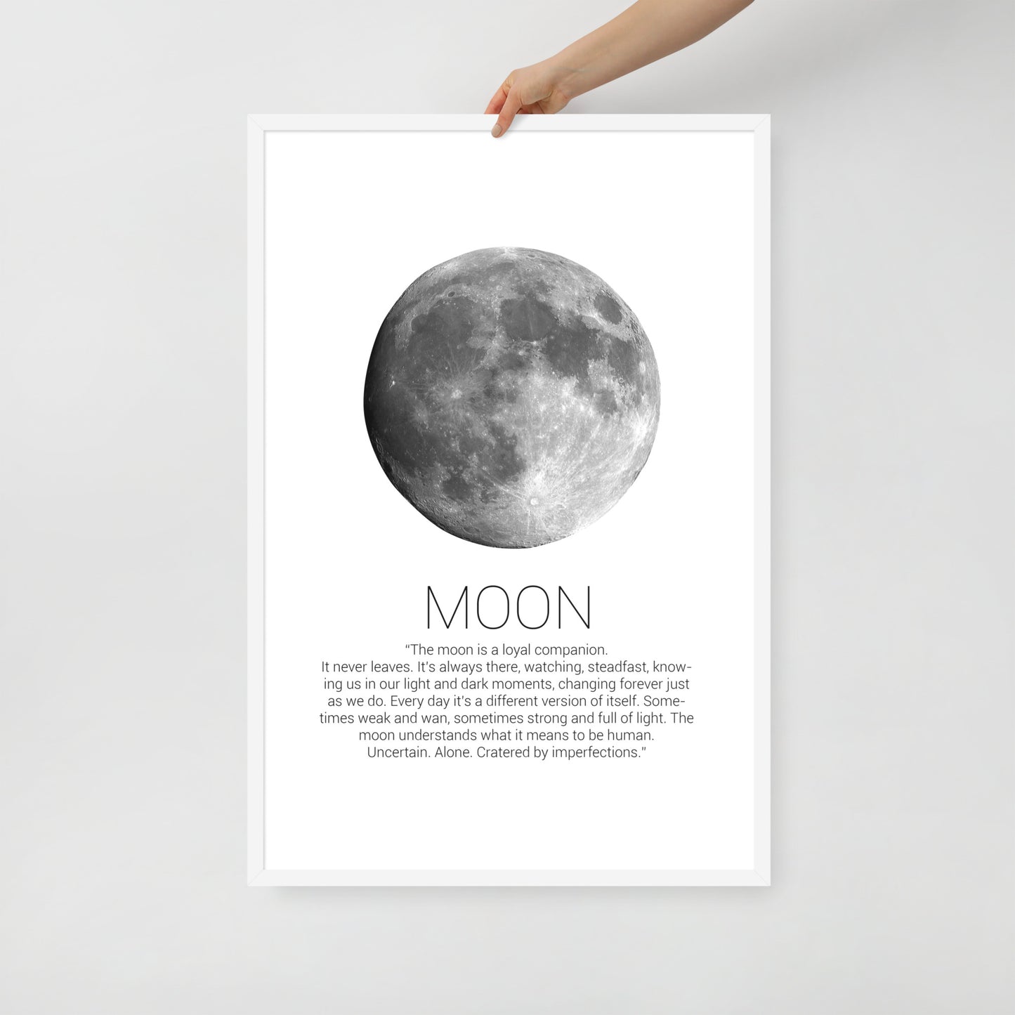 MOON Framed poster - ASHRILEYPRINTS