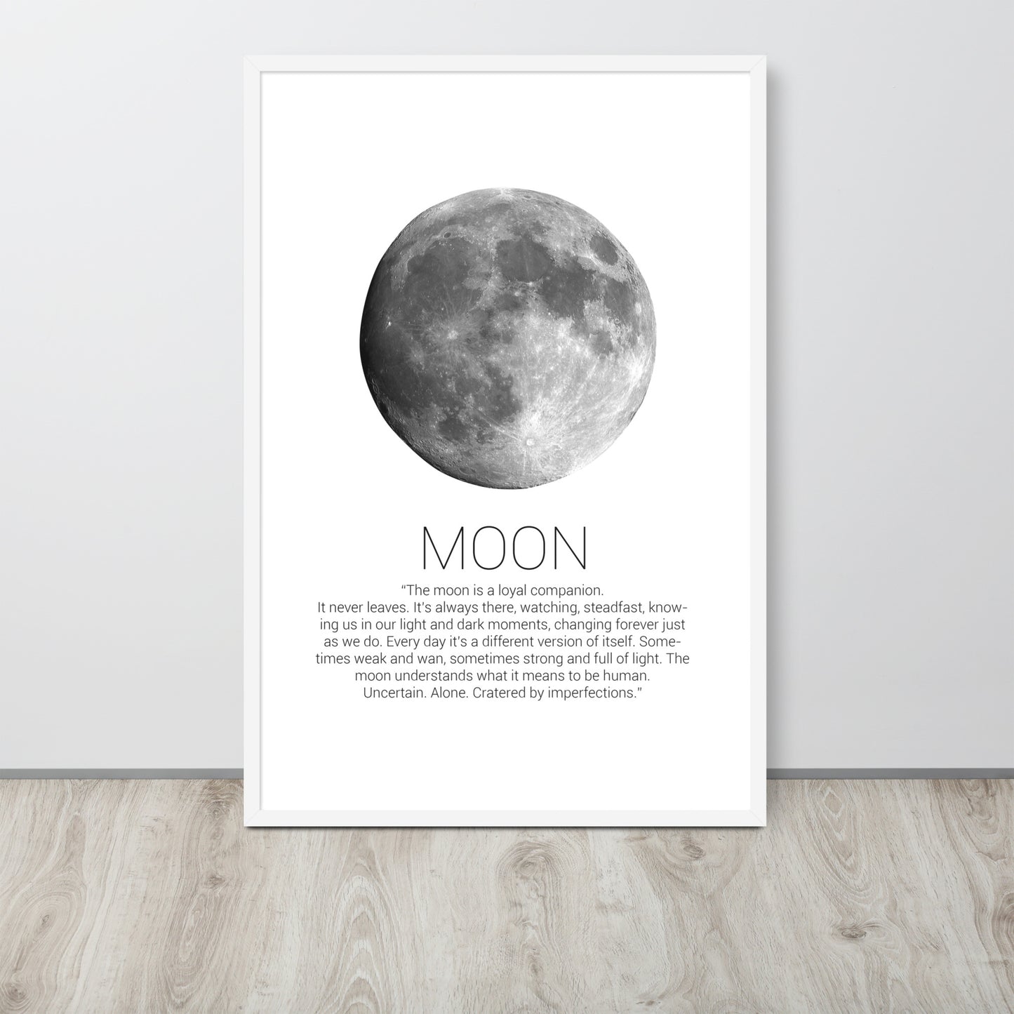 MOON Framed poster - ASHRILEYPRINTS