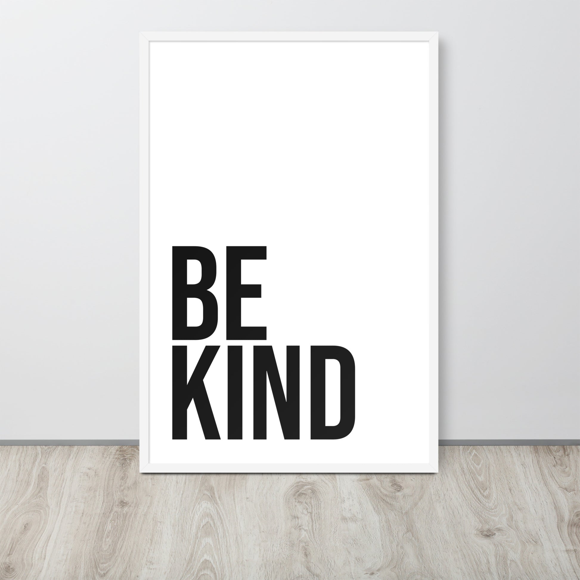 BE KIND Framed poster - ASHRILEYPRINTS