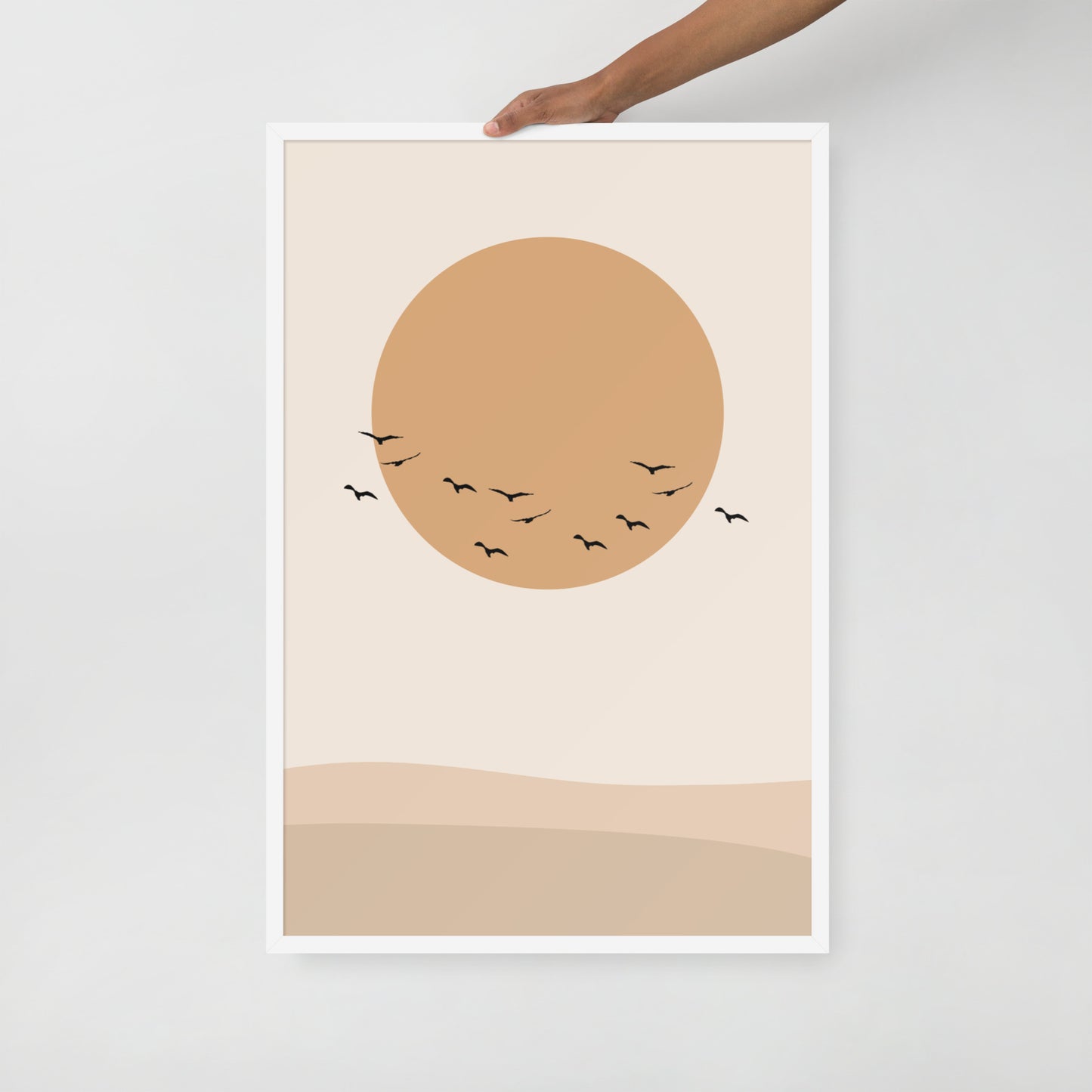 DESERT SUN Framed poster